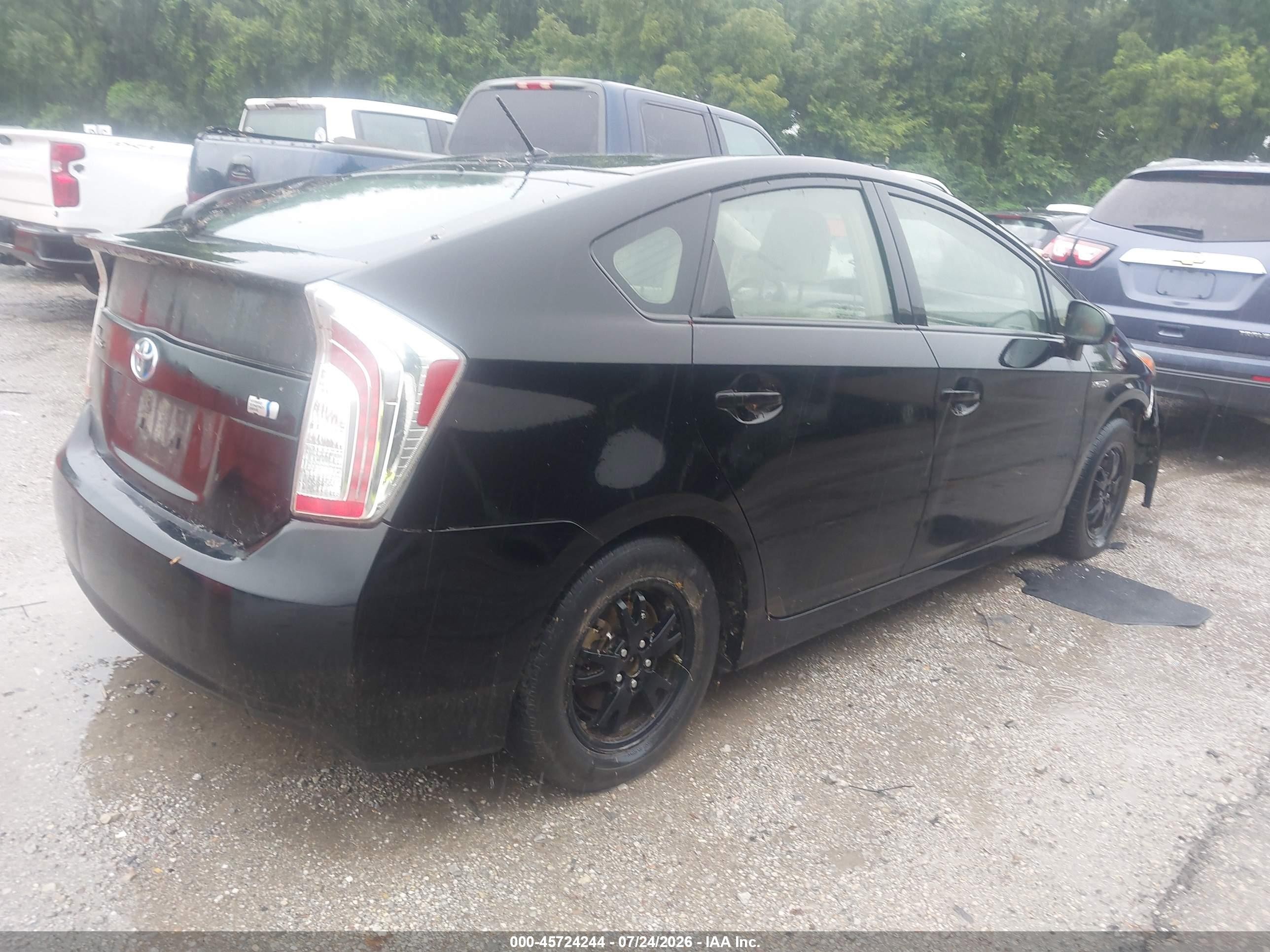 2015 Toyota Prius Two Черный vin: JTDKN3DU7F0396185