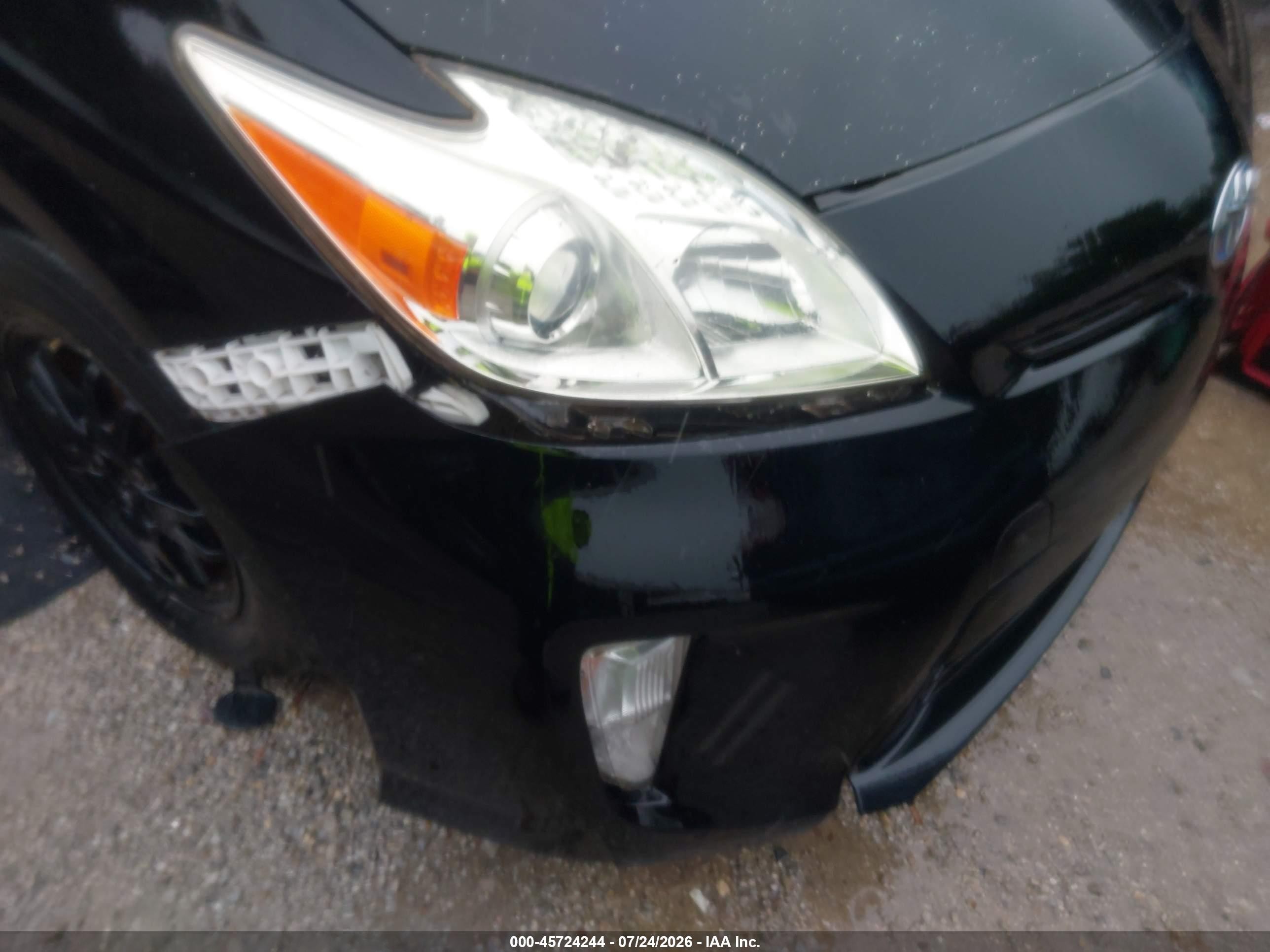 2015 Toyota Prius Two Черный vin: JTDKN3DU7F0396185
