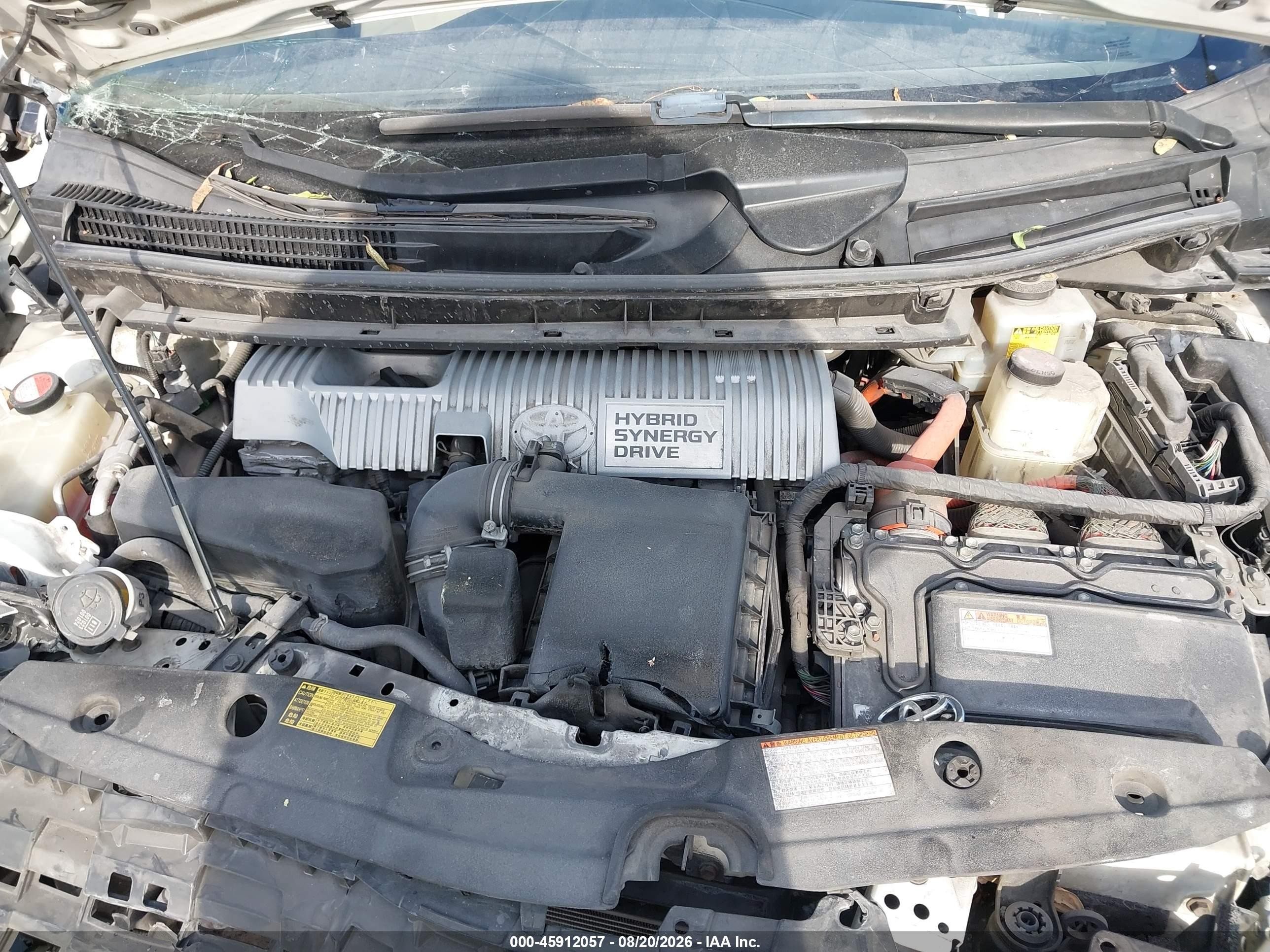 2015 Toyota Prius Two Белый vin: JTDKN3DU7F0448978