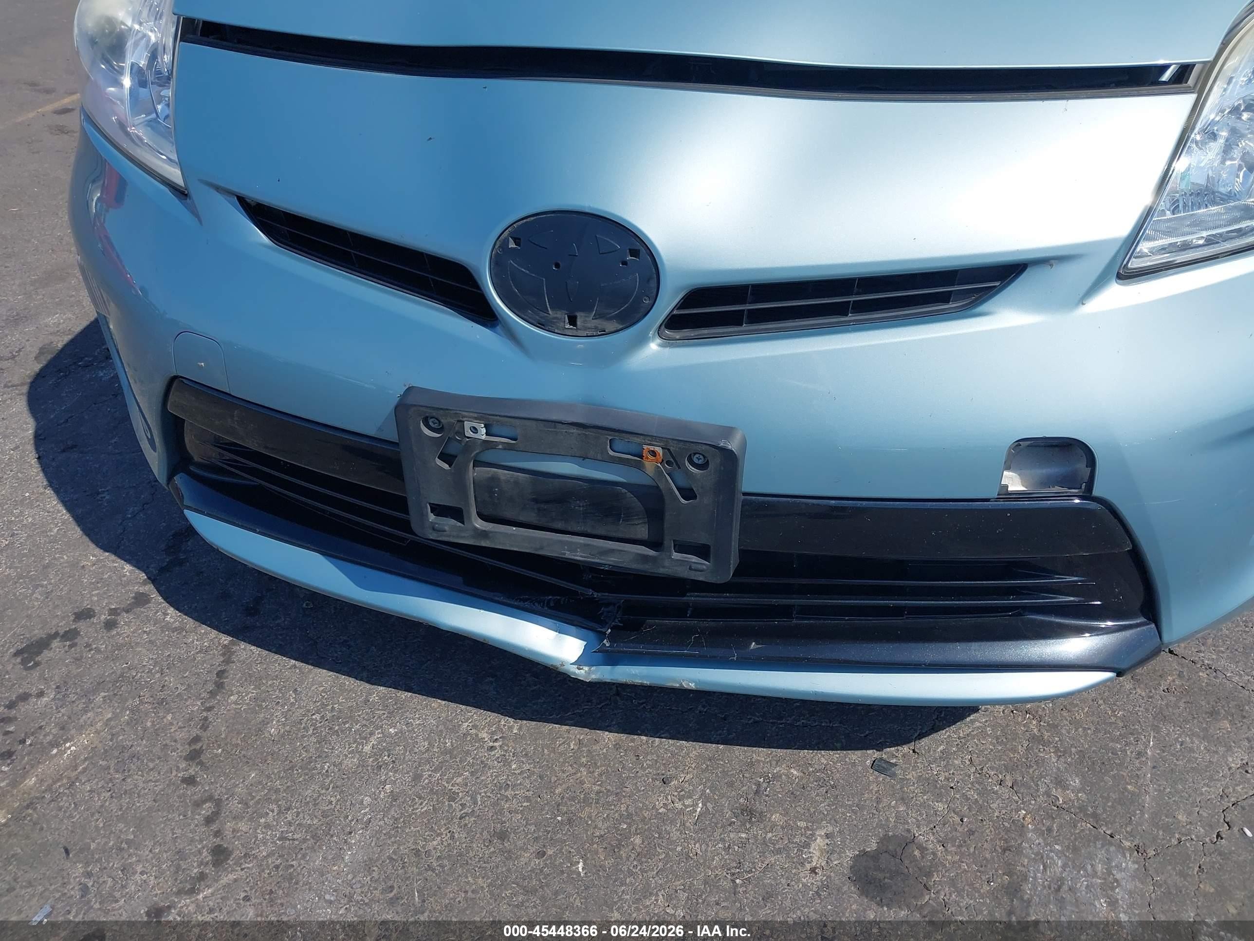 2015 Toyota Prius Three Turquoise vin: JTDKN3DU7F1892520