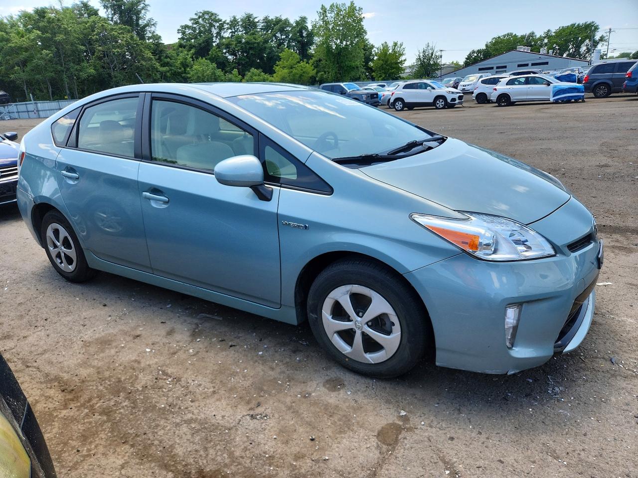 2015 Toyota Prius Two Turquoise vin: JTDKN3DU7F1906450