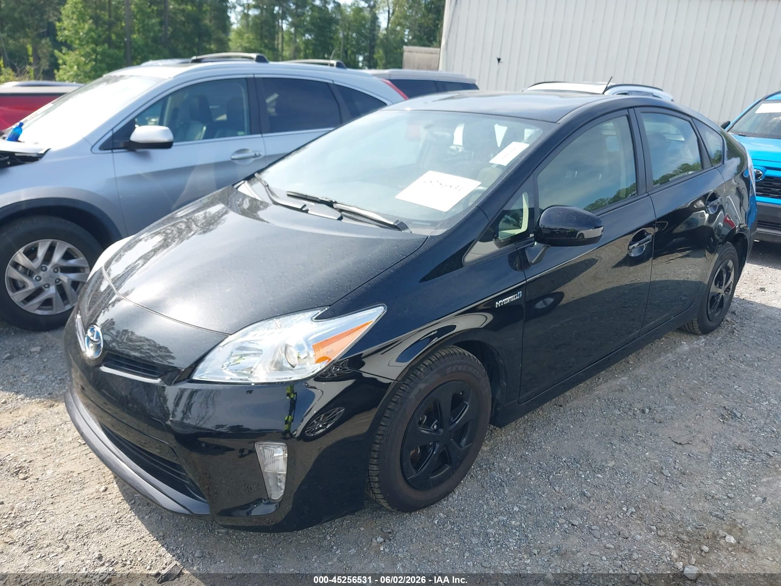 2015 Toyota Prius Two Black vin: JTDKN3DU7F1911230