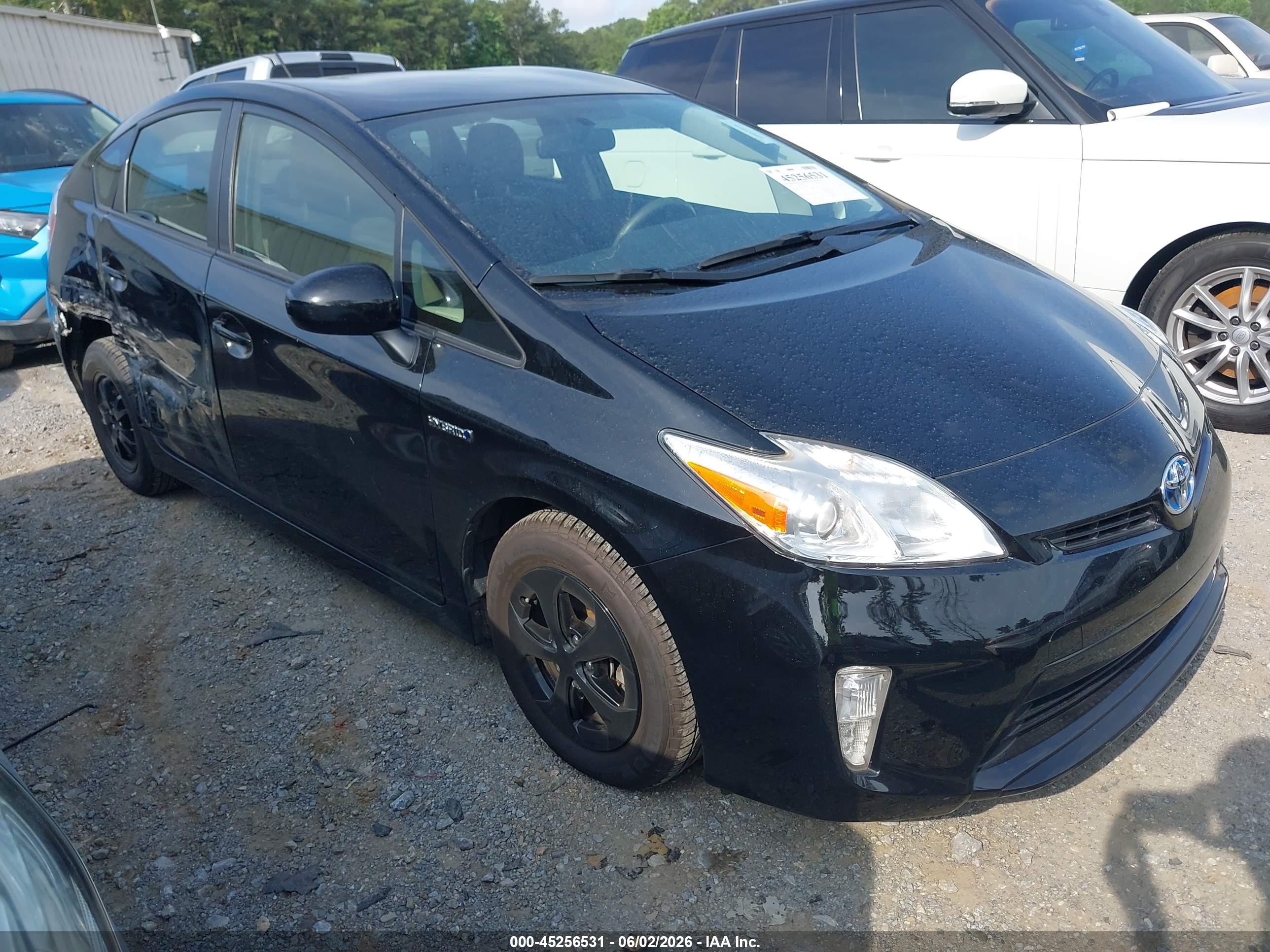 2015 Toyota Prius Two Black vin: JTDKN3DU7F1911230