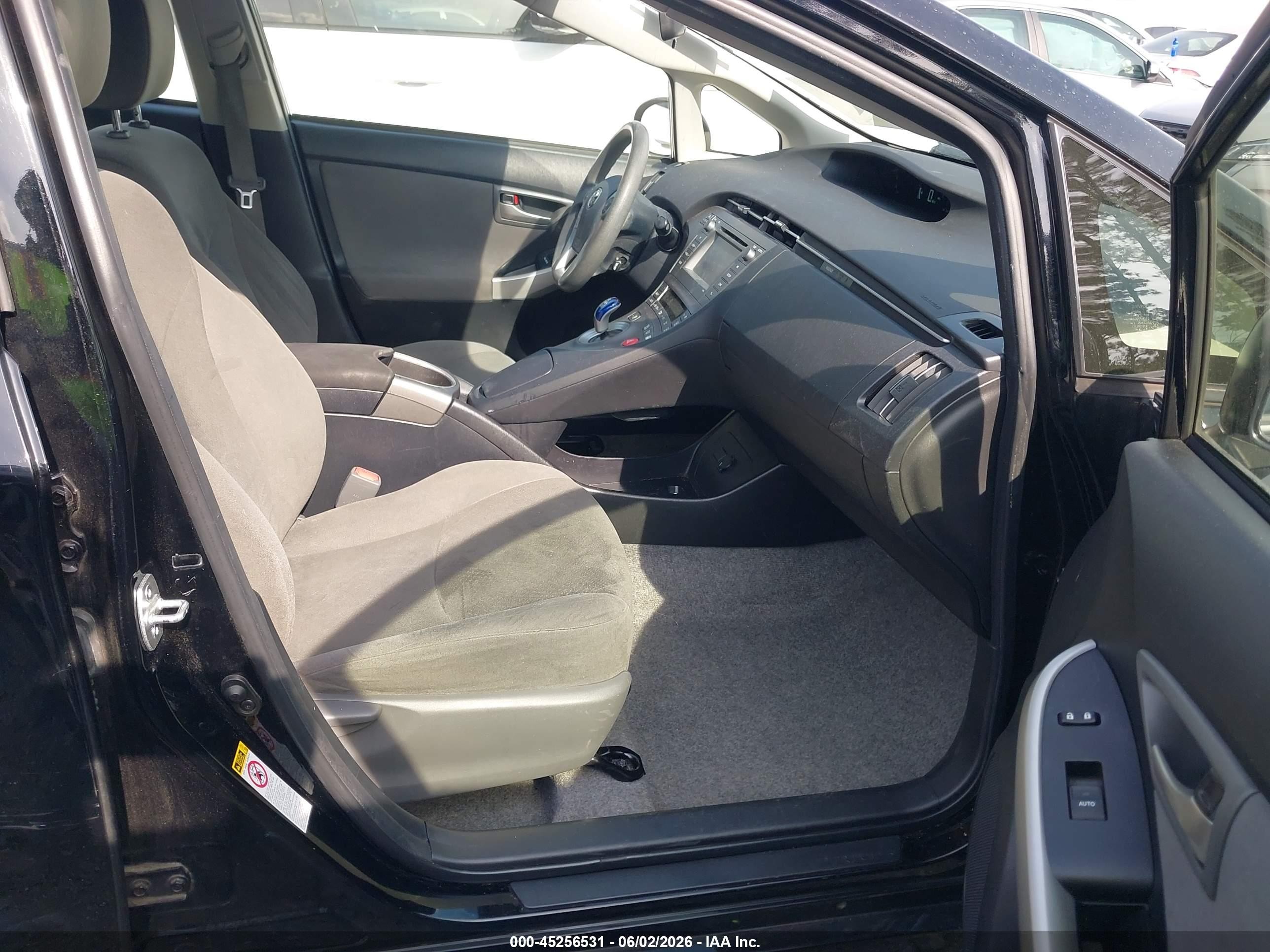 2015 Toyota Prius Two Black vin: JTDKN3DU7F1911230