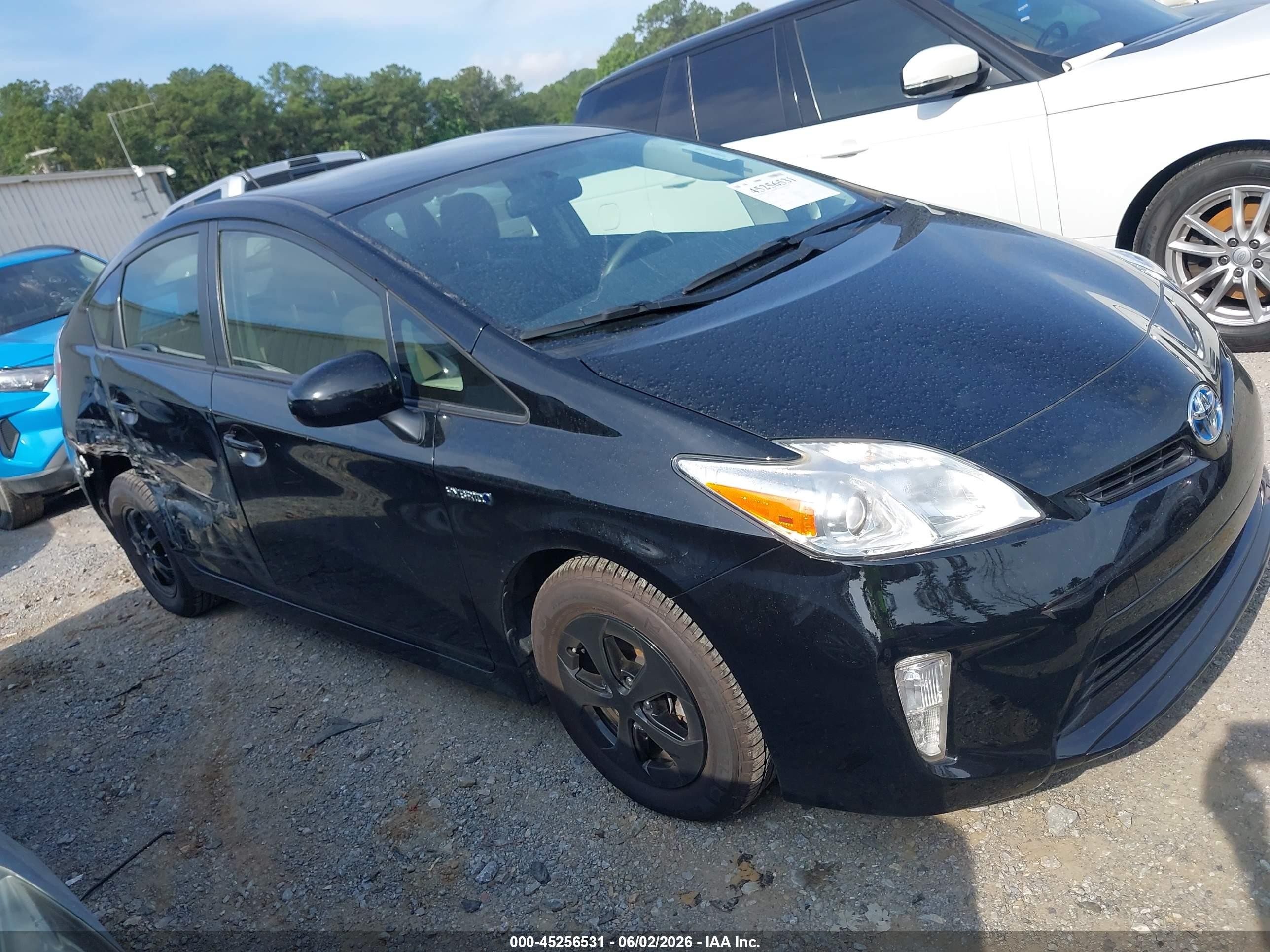2015 Toyota Prius Two Black vin: JTDKN3DU7F1911230