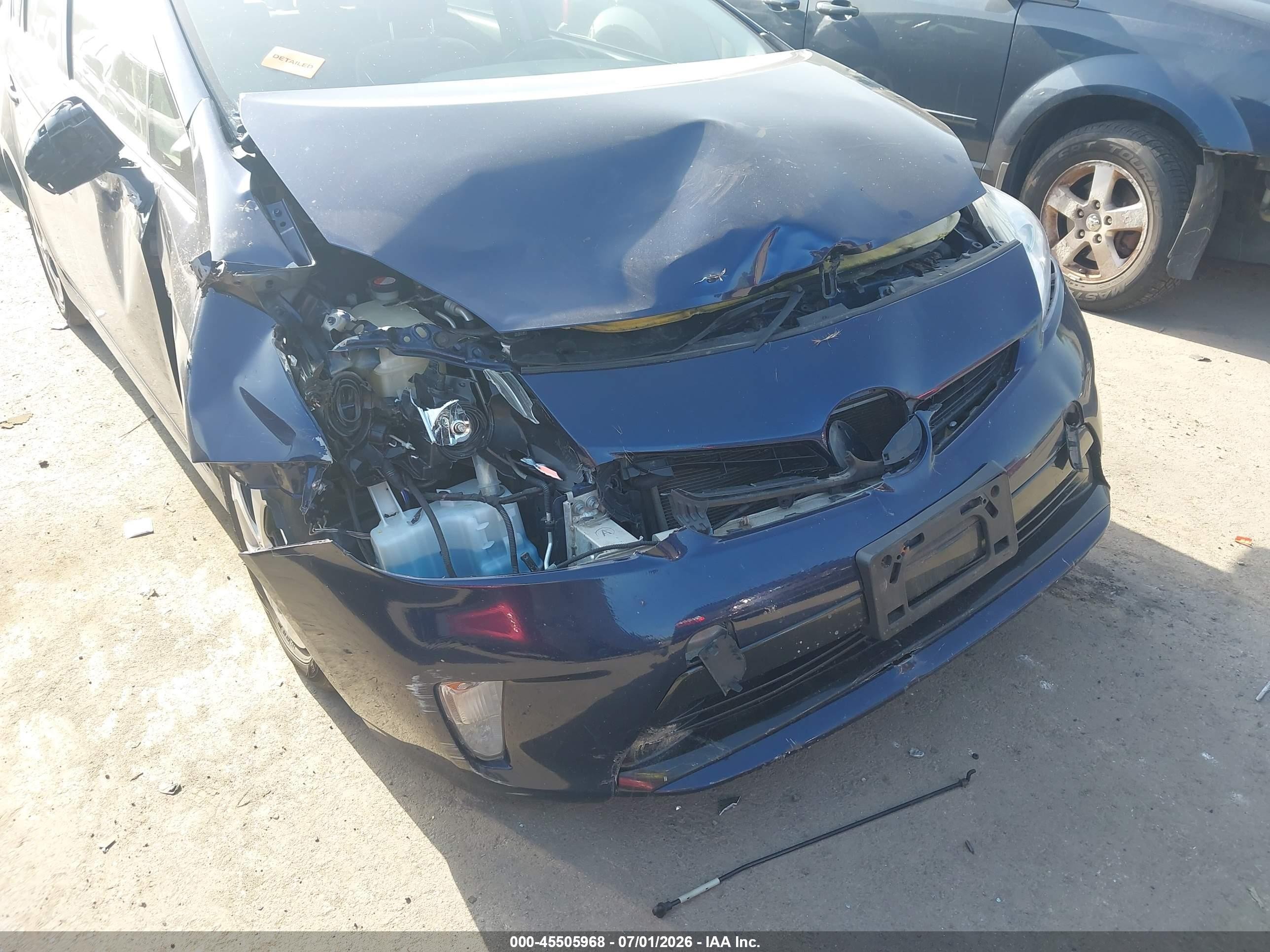 2015 Toyota Prius Two Blue vin: JTDKN3DU7F1944342