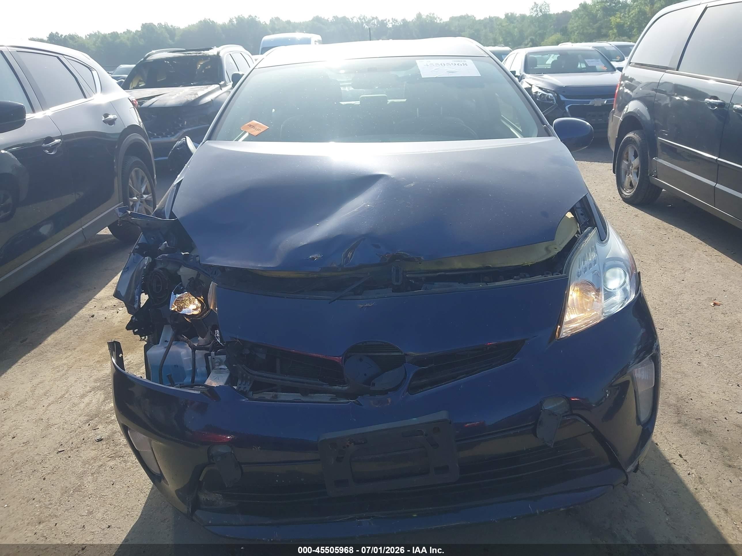 2015 Toyota Prius Two Blue vin: JTDKN3DU7F1944342