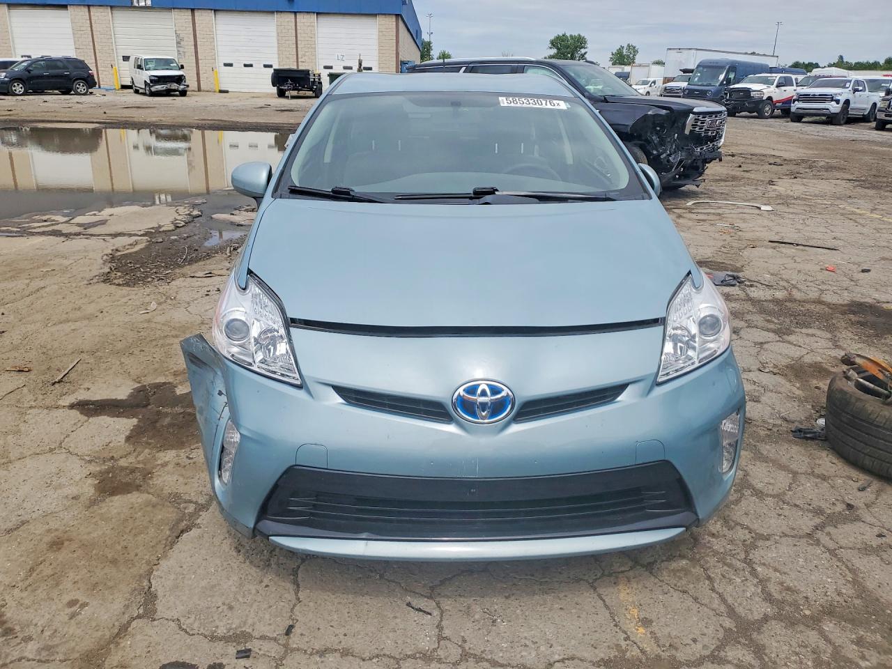 2015 Toyota Prius Three Blue vin: JTDKN3DU7F1944406