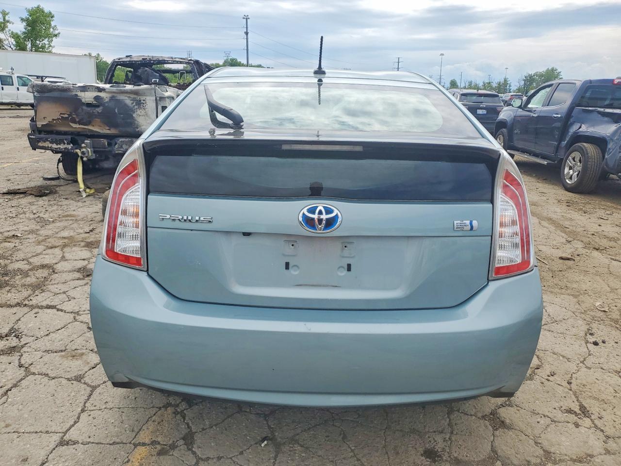 2015 Toyota Prius Three Blue vin: JTDKN3DU7F1944406