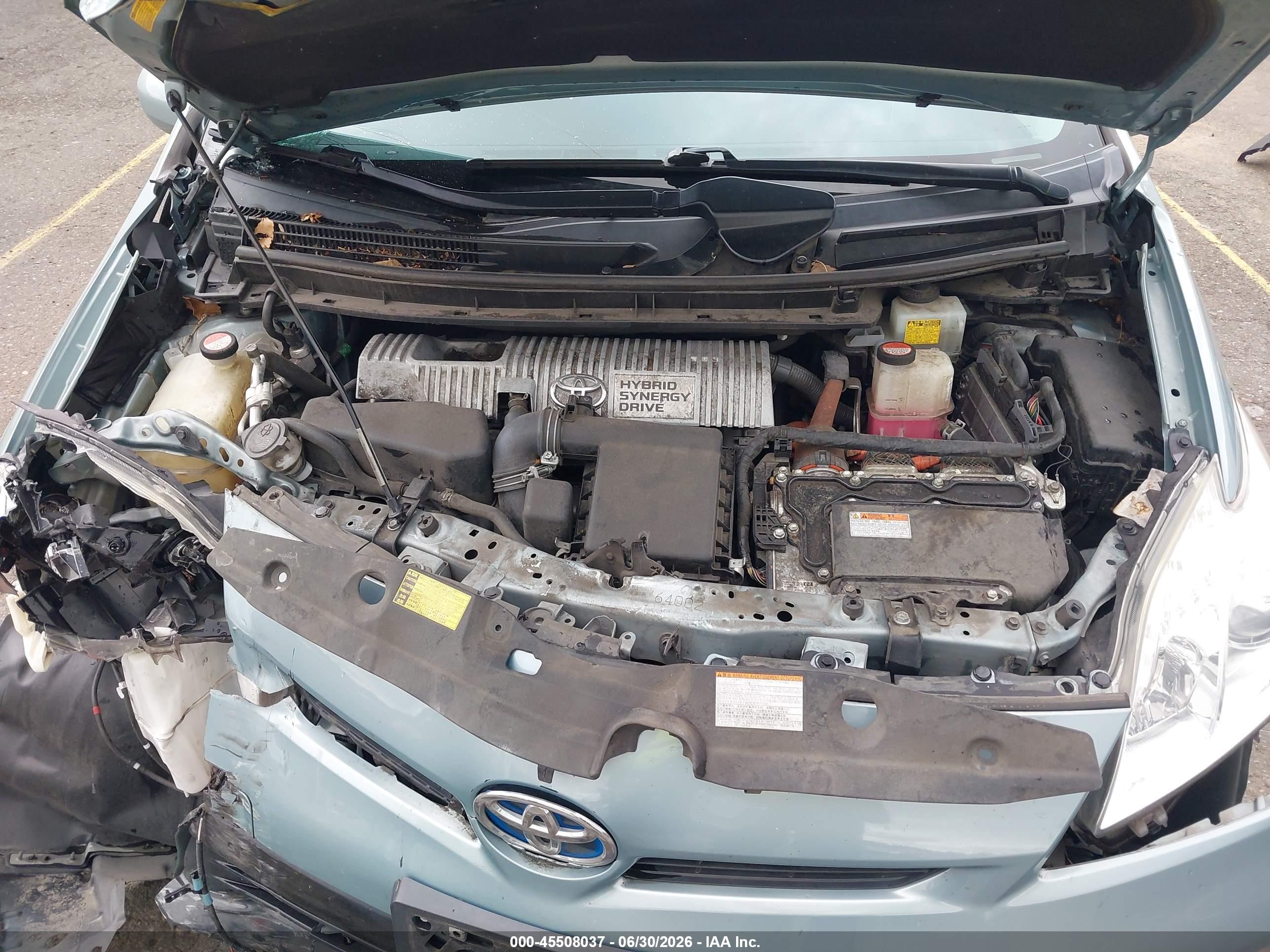 2015 Toyota Prius Two Teal vin: JTDKN3DU7F1955387