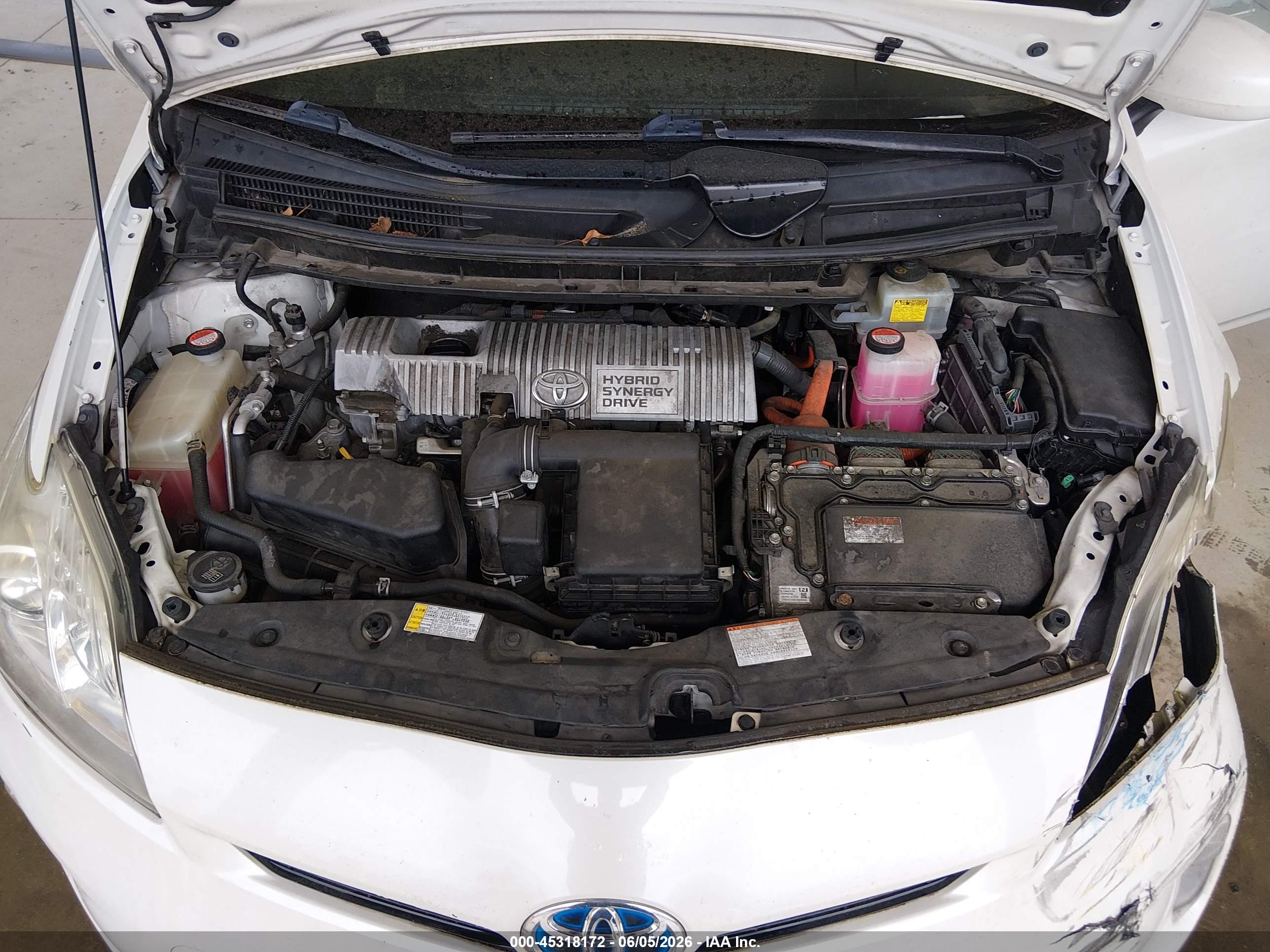 2015 Toyota Prius Two Белый vin: JTDKN3DU7F1971153