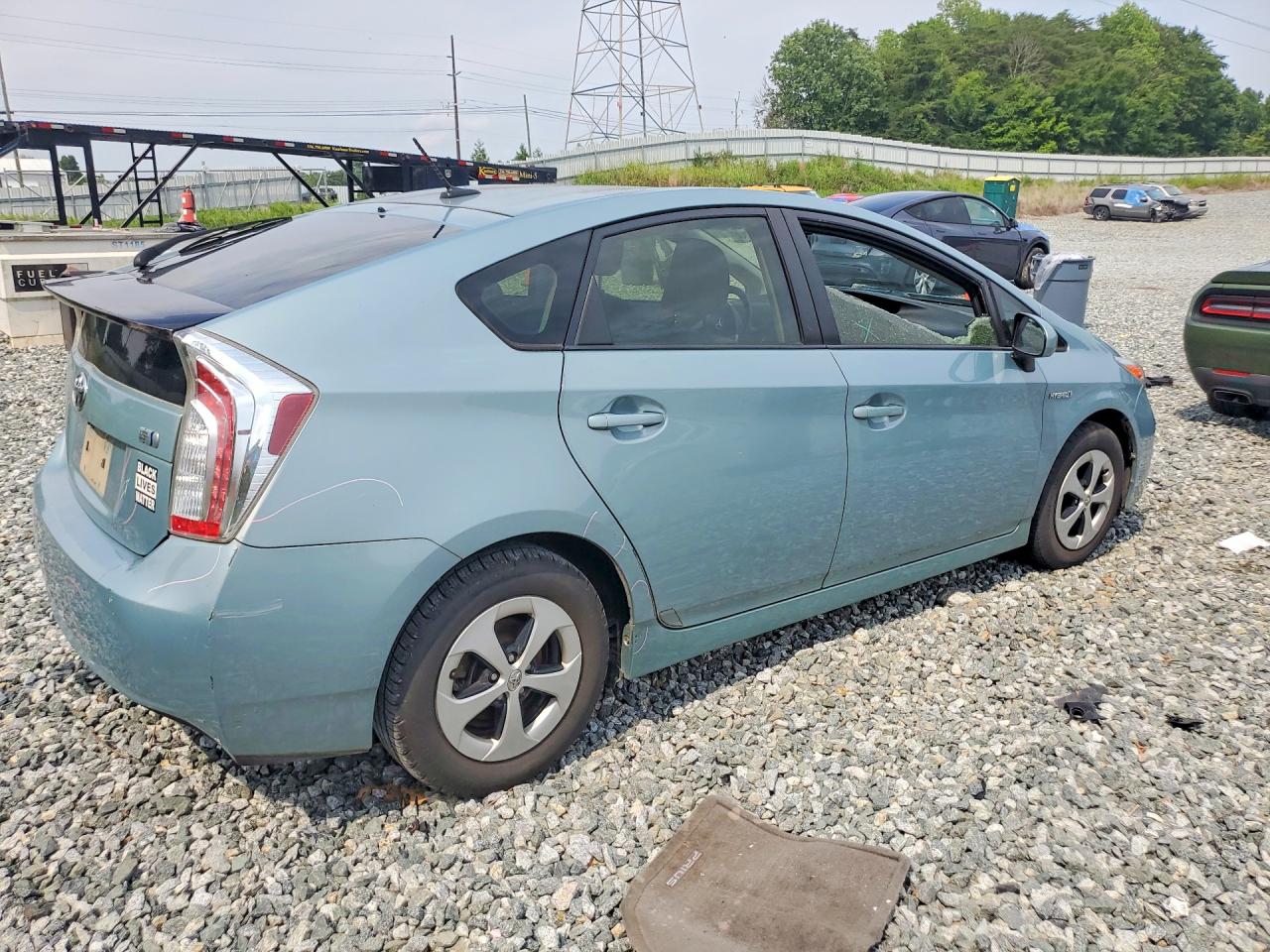 2015 Toyota Prius Three Blue vin: JTDKN3DU7F1987112