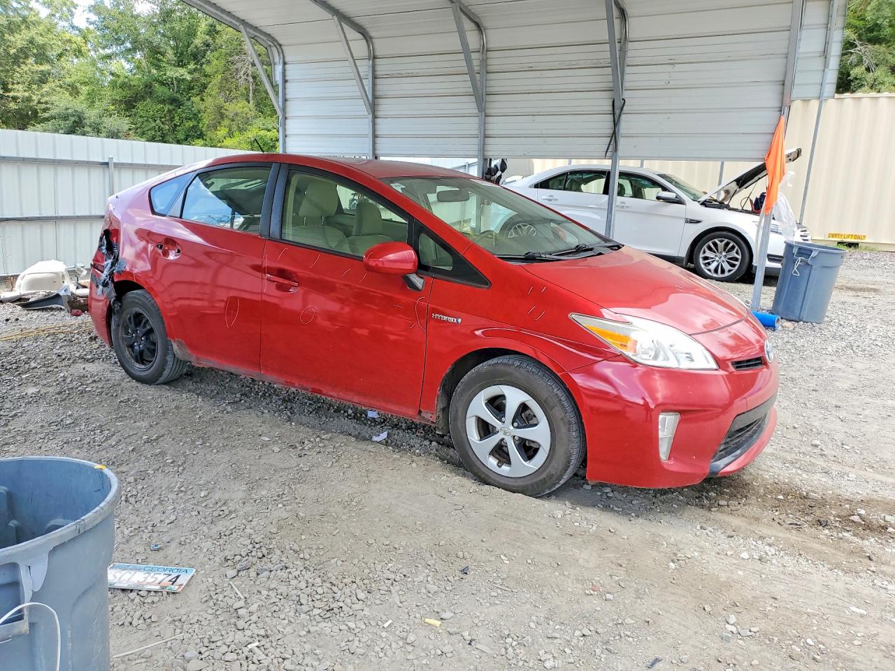 2015 Toyota Prius Two Red vin: JTDKN3DU7F1995985