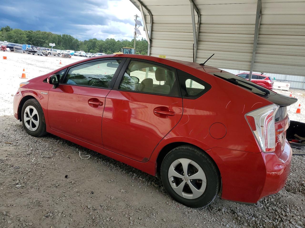 2015 Toyota Prius Two Red vin: JTDKN3DU7F1995985