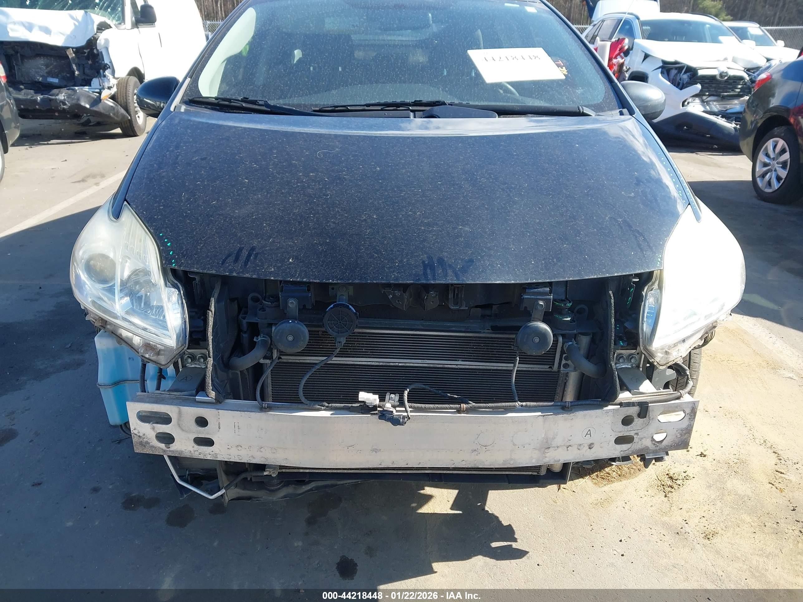 2015 Toyota Prius Two Black vin: JTDKN3DU7F2003404