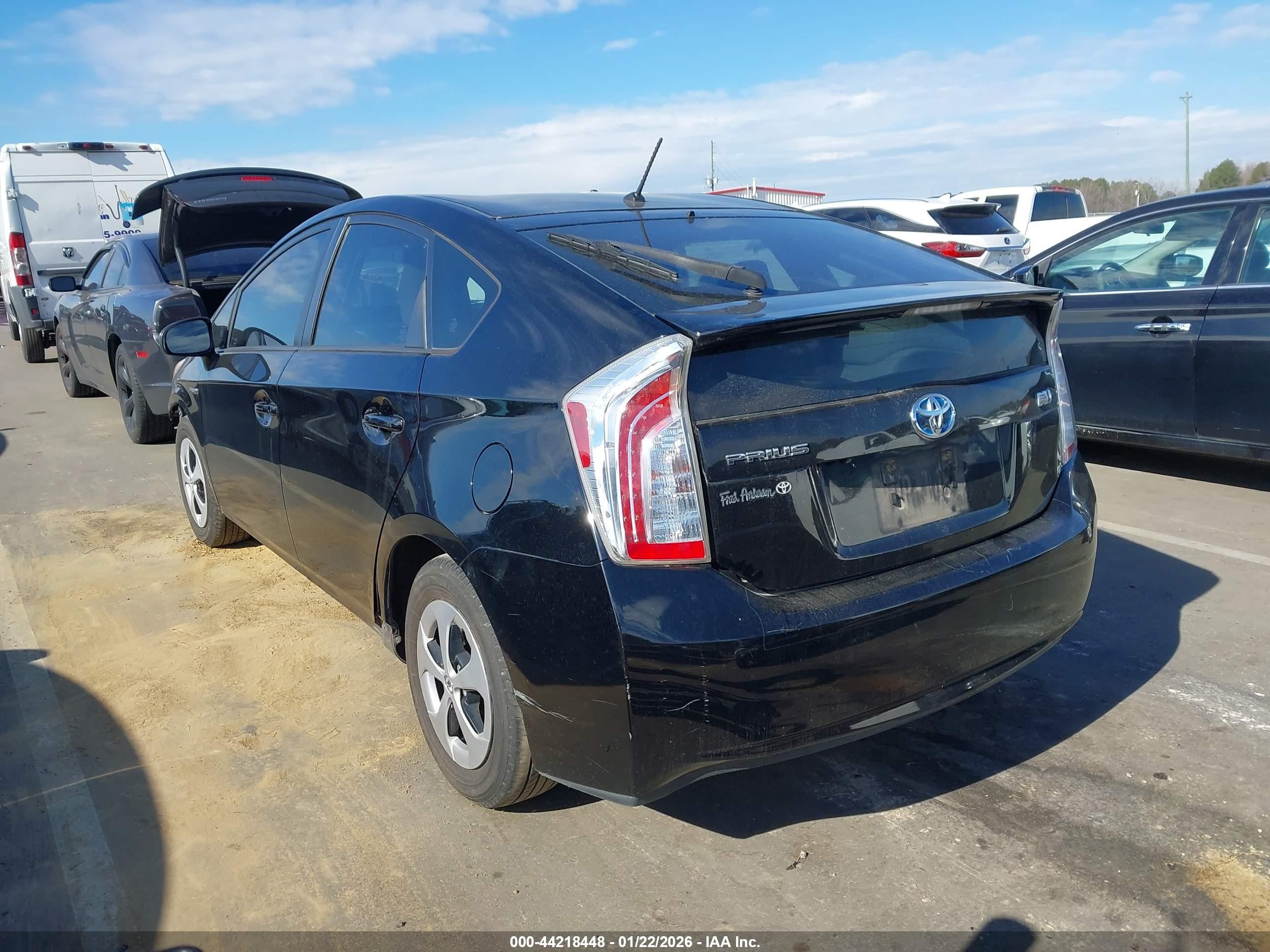 2015 Toyota Prius Two Black vin: JTDKN3DU7F2003404