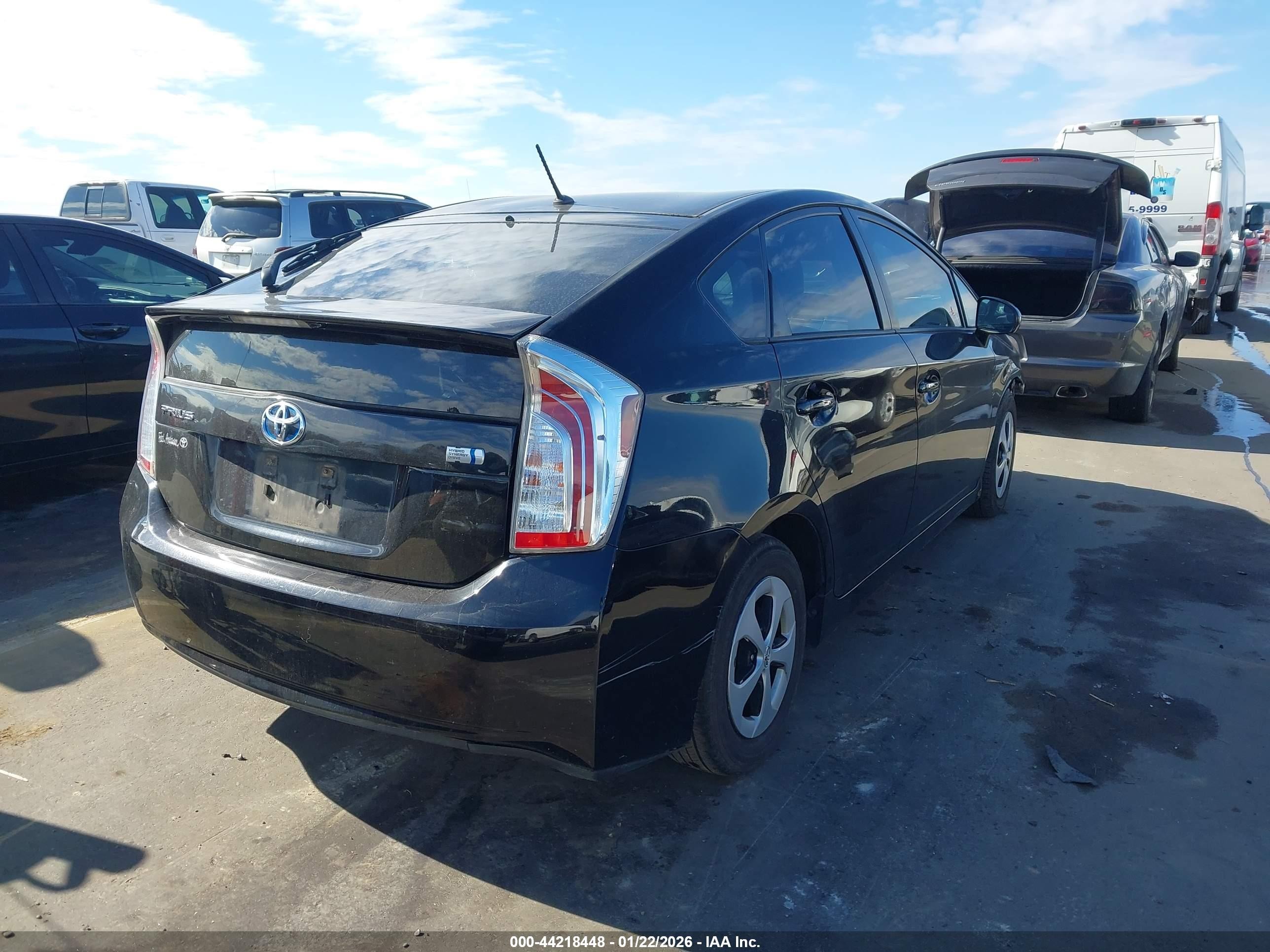 2015 Toyota Prius Two Black vin: JTDKN3DU7F2003404
