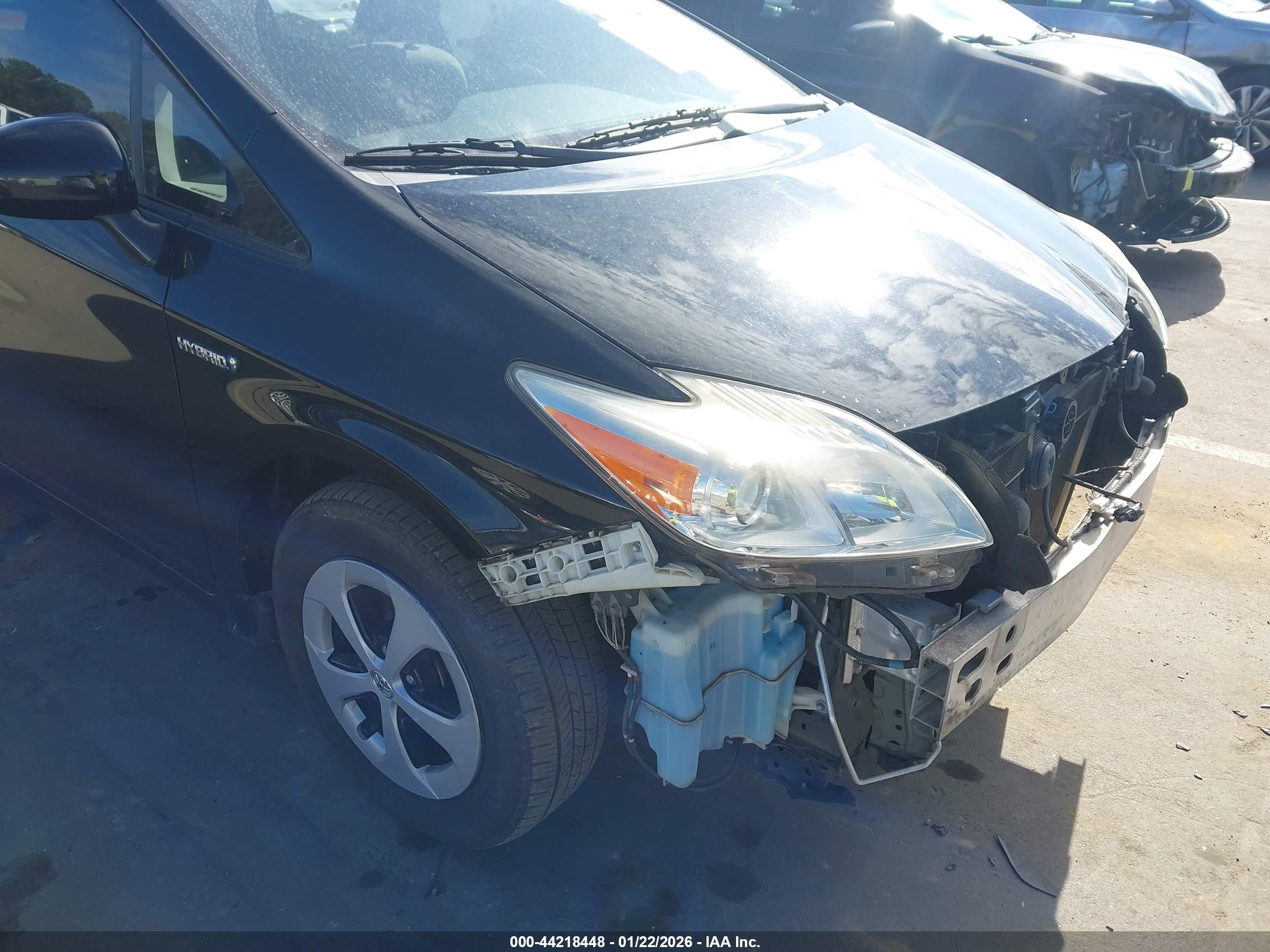2015 Toyota Prius Two Black vin: JTDKN3DU7F2003404