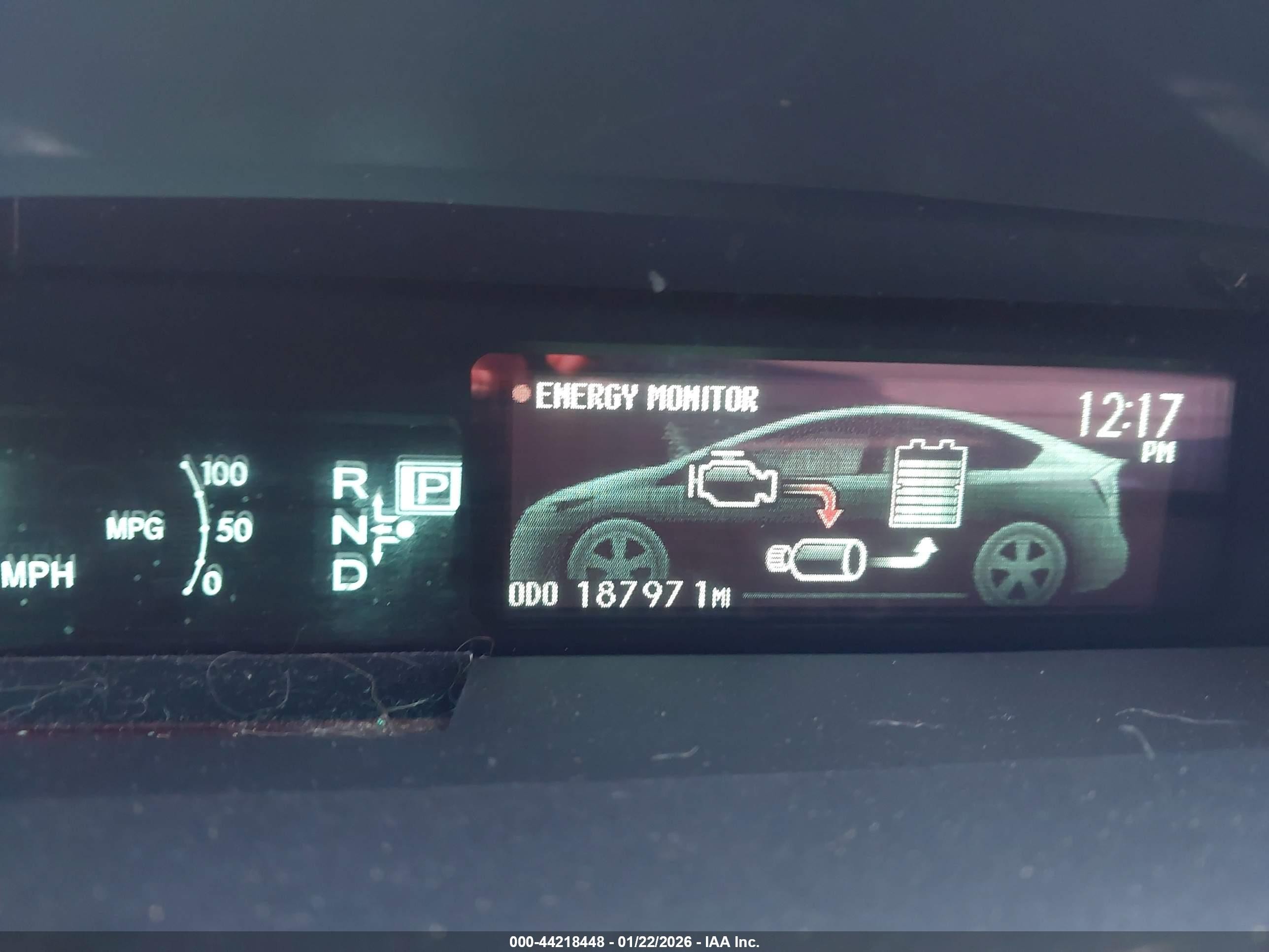 2015 Toyota Prius Two Black vin: JTDKN3DU7F2003404