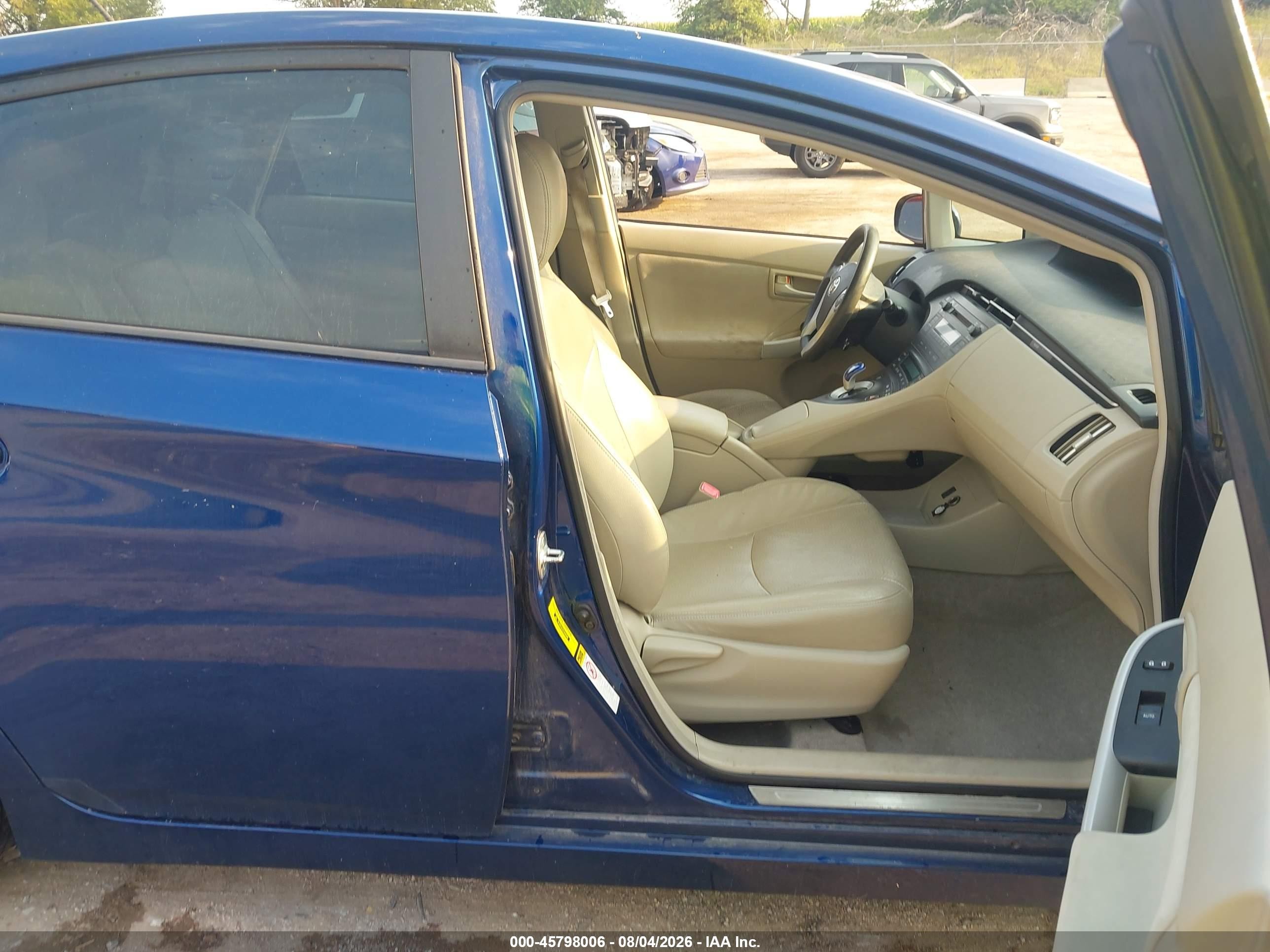 2010 Toyota Prius Ii Blue vin: JTDKN3DU8A0023200