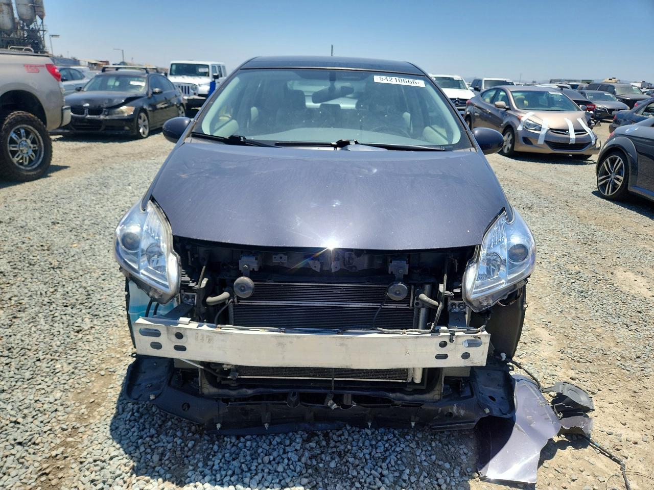 2010 Toyota Prius Iv Gray vin: JTDKN3DU8A0051840