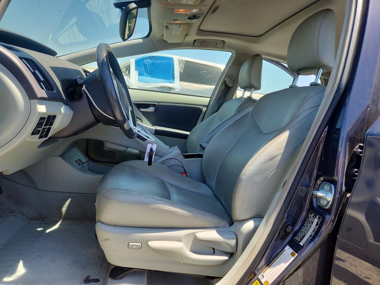 2010 Toyota Prius Iv Gray vin: JTDKN3DU8A0051840