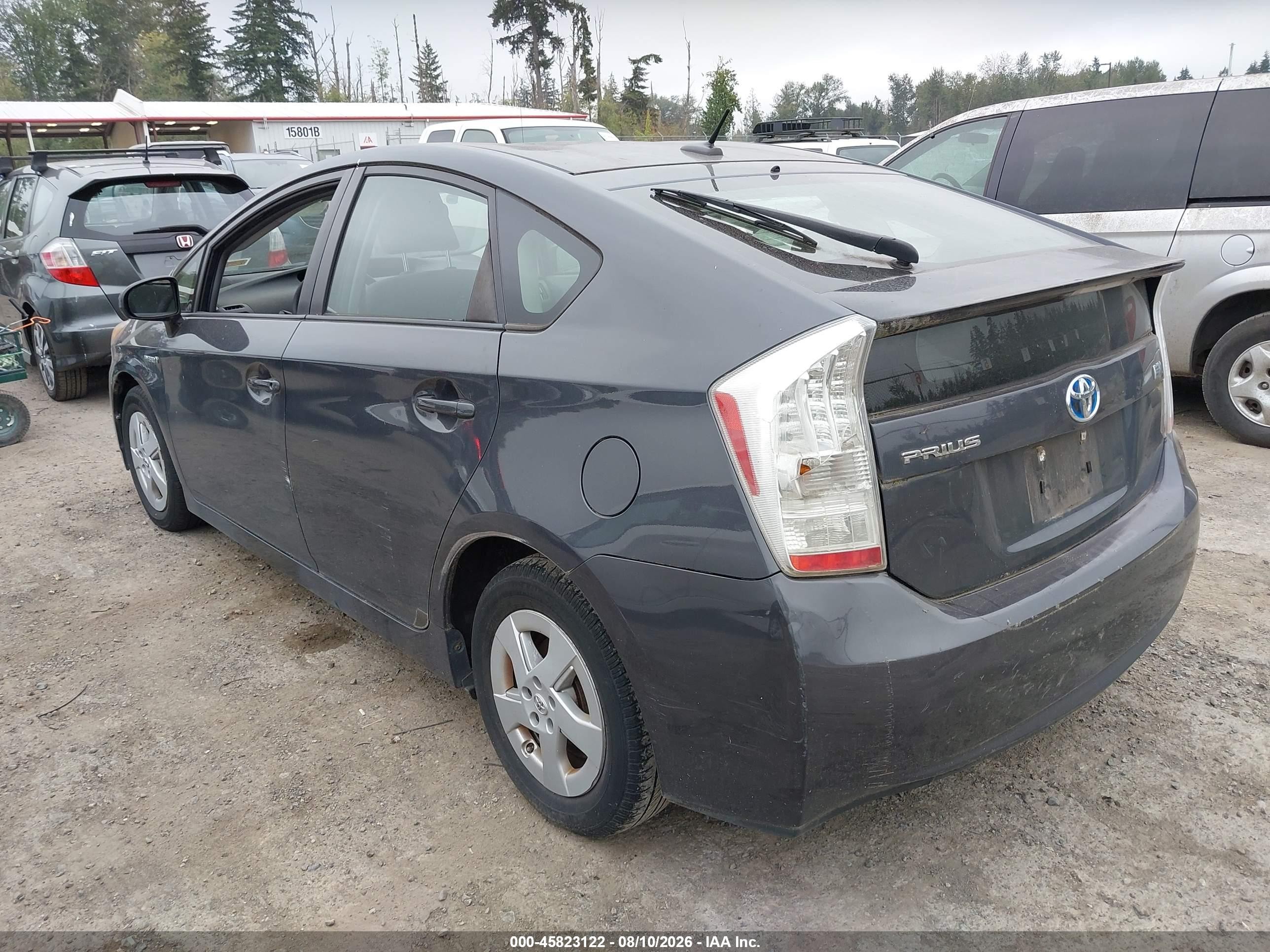 2010 Toyota Prius Iii Серый vin: JTDKN3DU8A0090170
