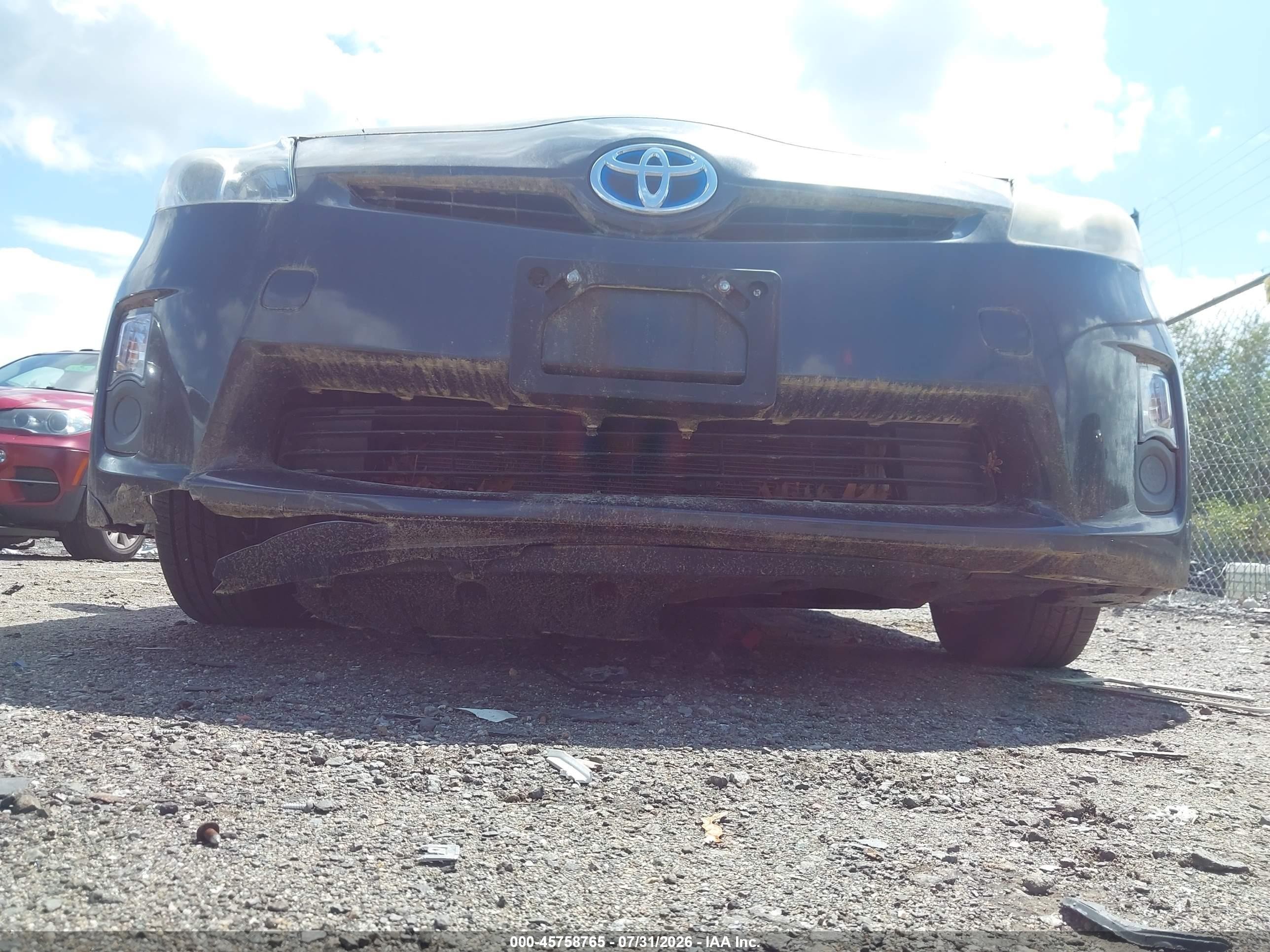 2010 Toyota Prius Iv Gray vin: JTDKN3DU8A0092291