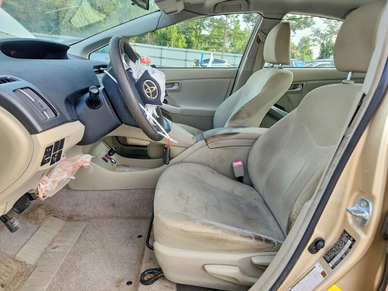 2010 Toyota Prius Ii Tan vin: JTDKN3DU8A0098205