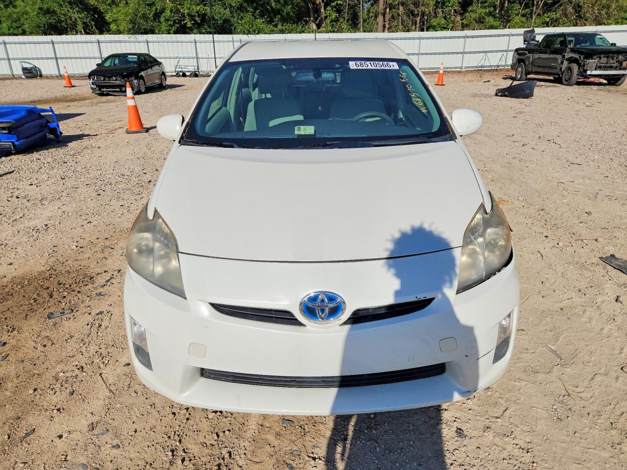 2010 Toyota Prius Ii White vin: JTDKN3DU8A0105802
