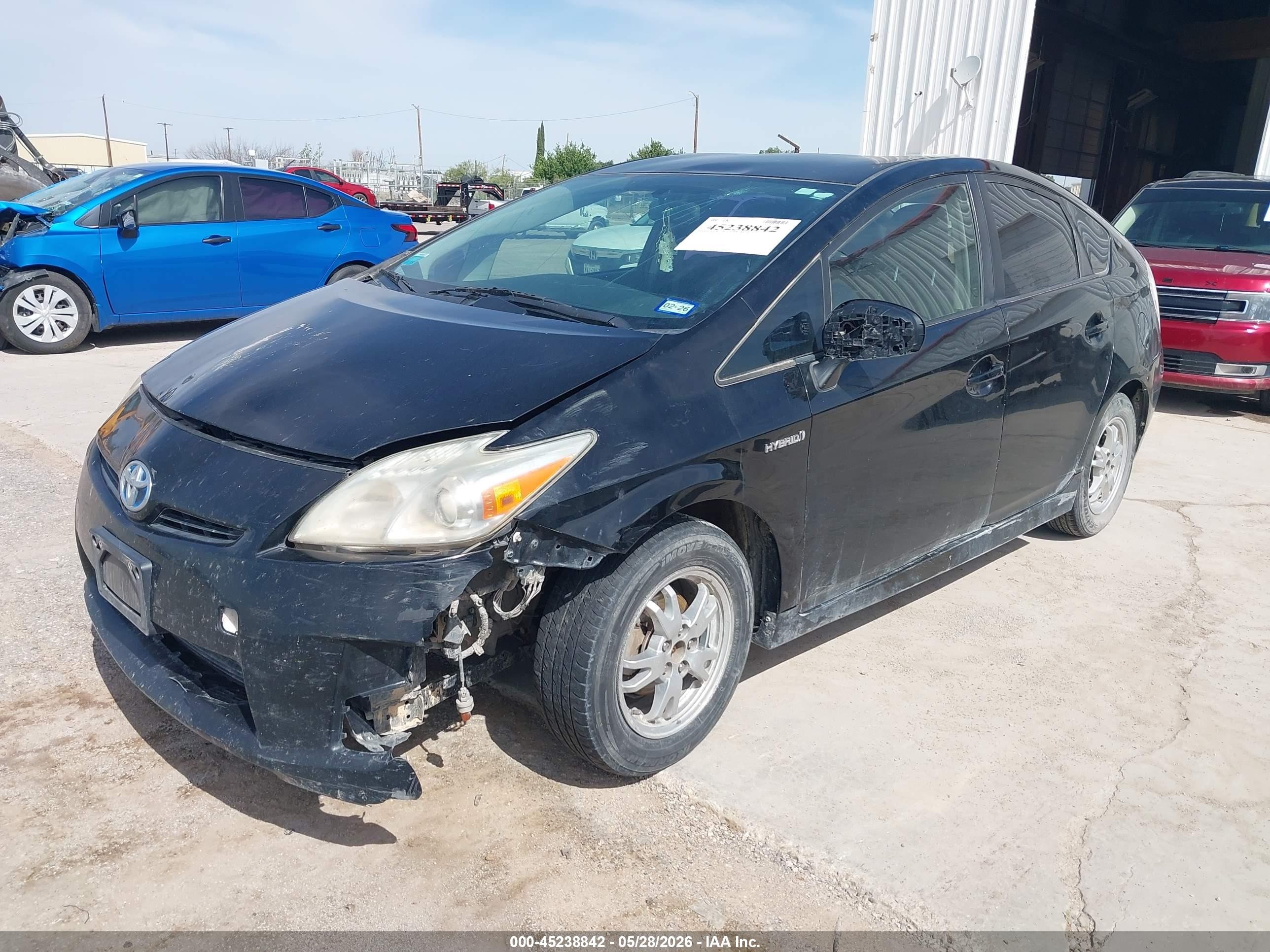 2010 Toyota Prius Ii Черный vin: JTDKN3DU8A0115312