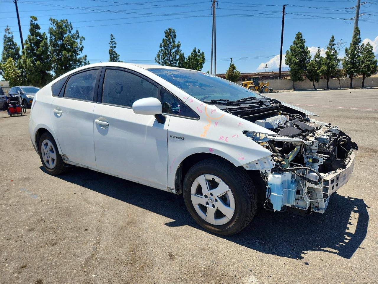 2010 Toyota Prius Ii White vin: JTDKN3DU8A0145099
