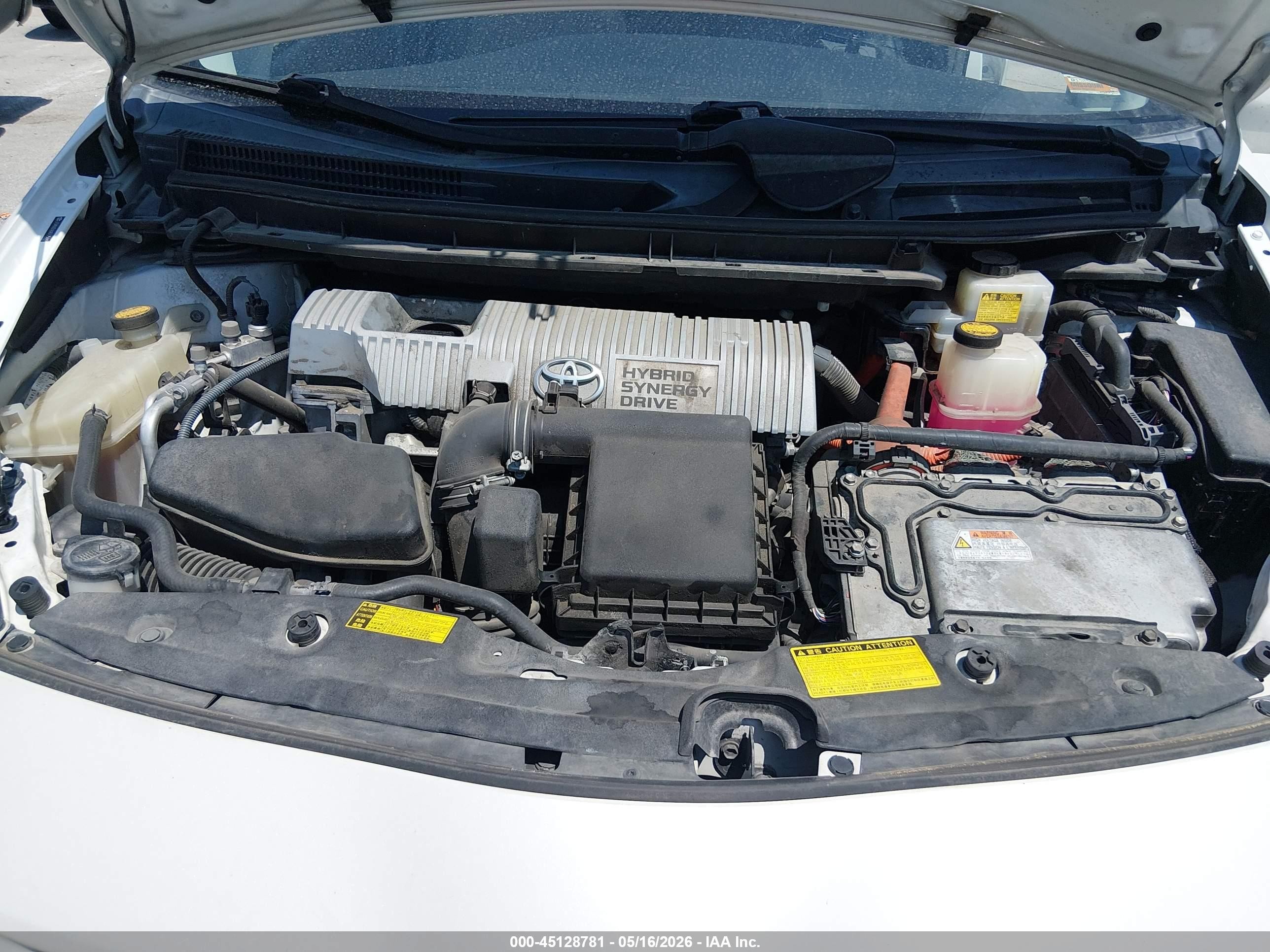 2010 Toyota Prius Iv Белый vin: JTDKN3DU8A0175669