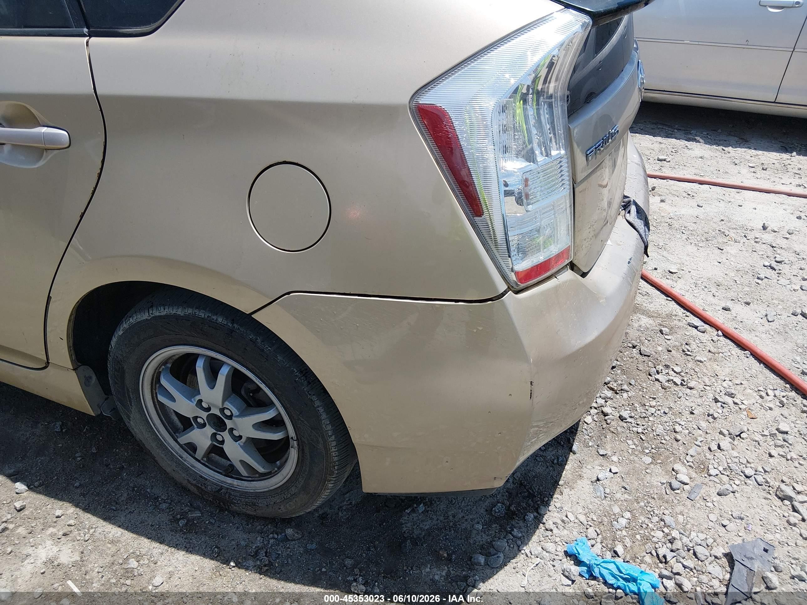 2010 Toyota Prius Ii Champagne vin: JTDKN3DU8A0209870