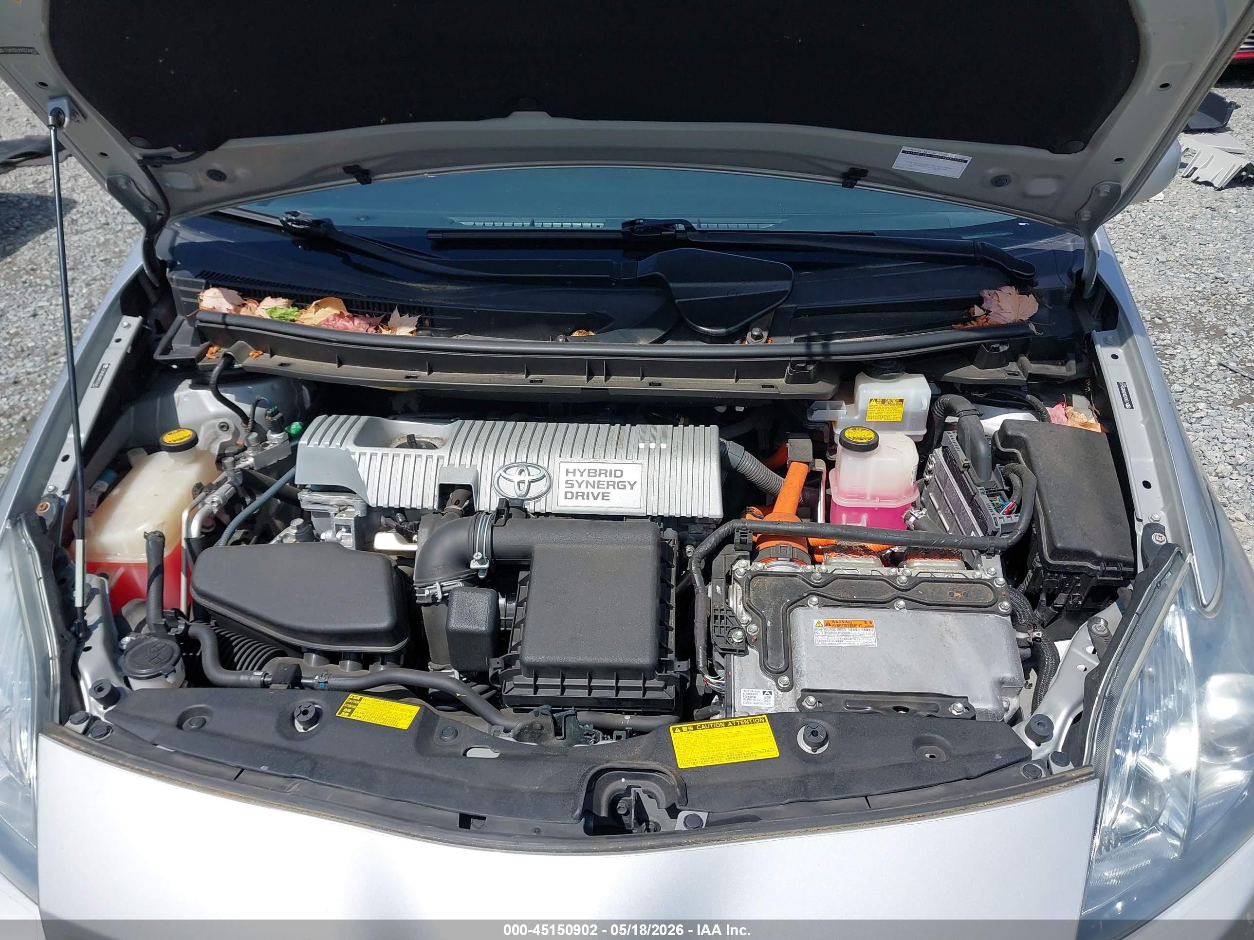 2010 Toyota Prius Iv Gray vin: JTDKN3DU8A0226412