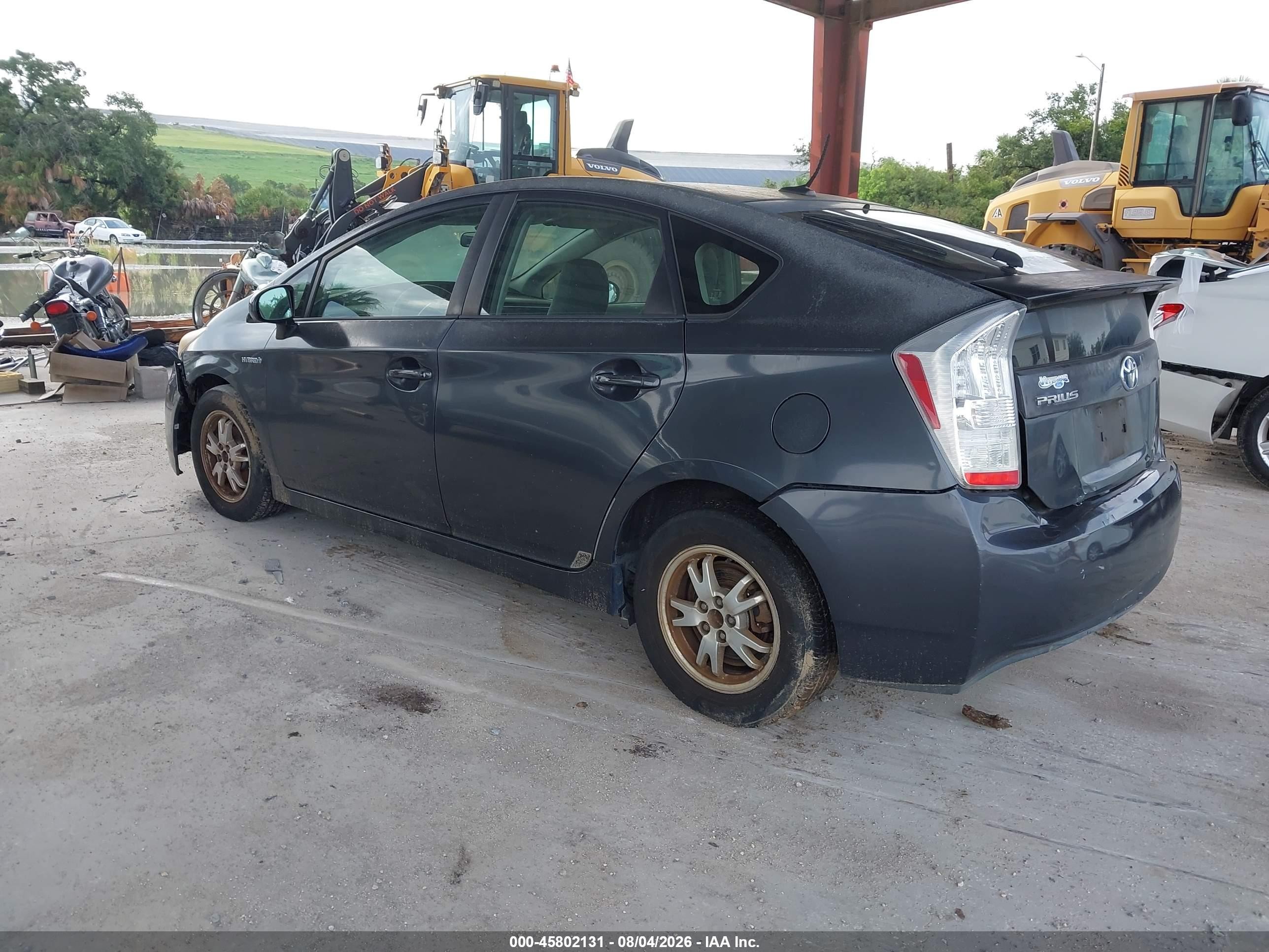 2010 Toyota Prius Ii Серый vin: JTDKN3DU8A1087439