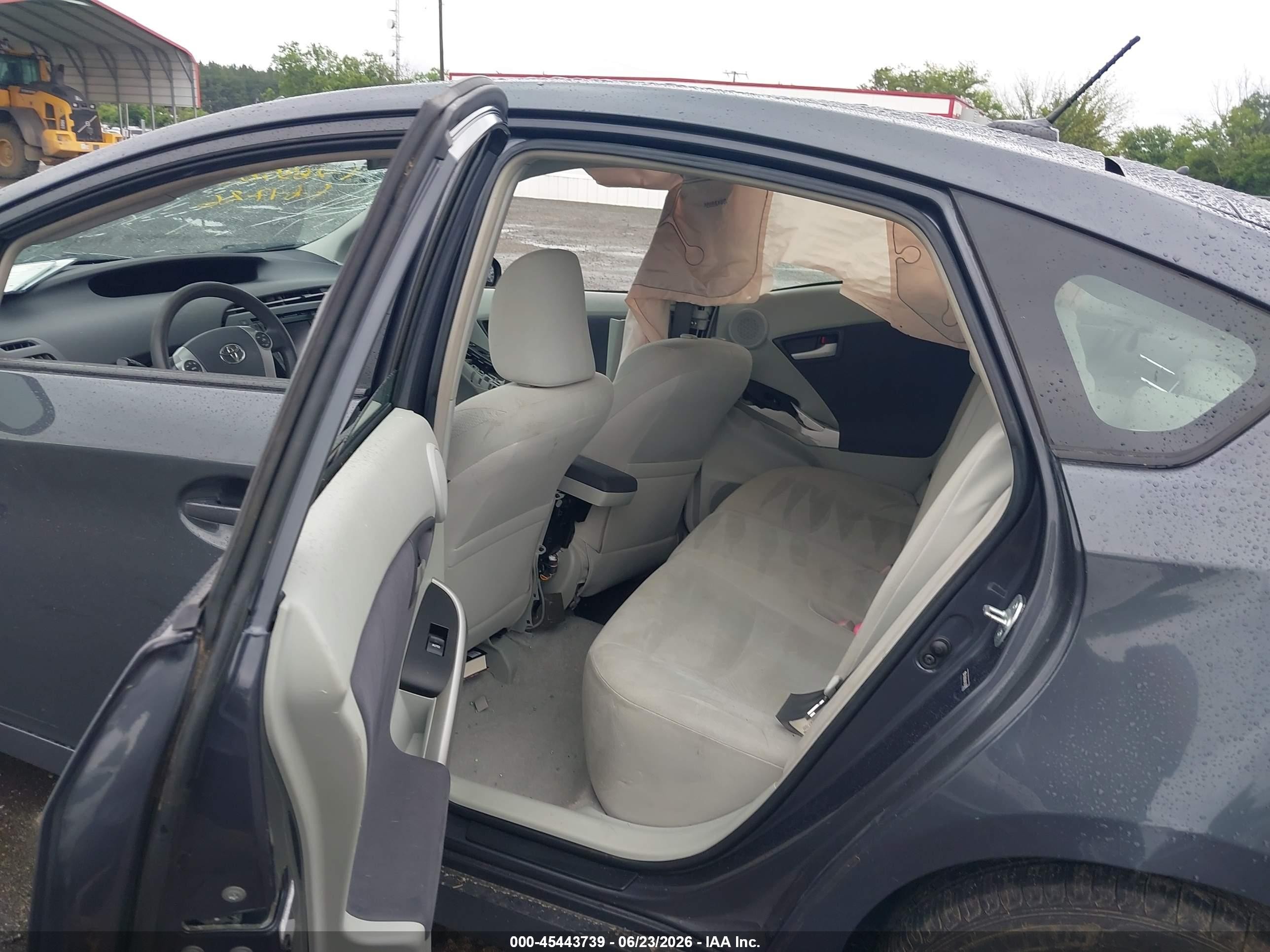 2010 Toyota Prius Iii Gray vin: JTDKN3DU8A1263583