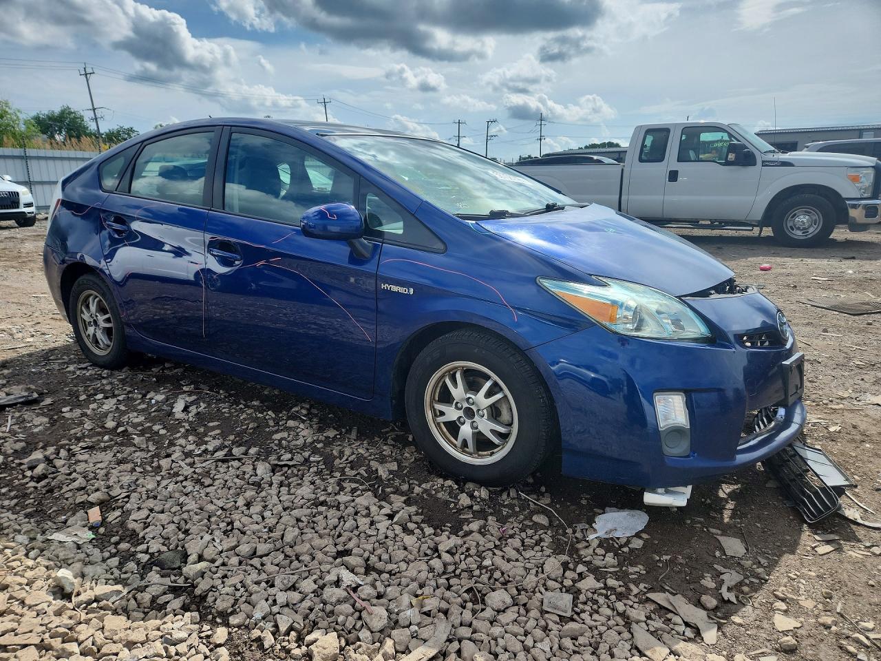 2010 Toyota Prius Iii Blue vin: JTDKN3DU8A1306982