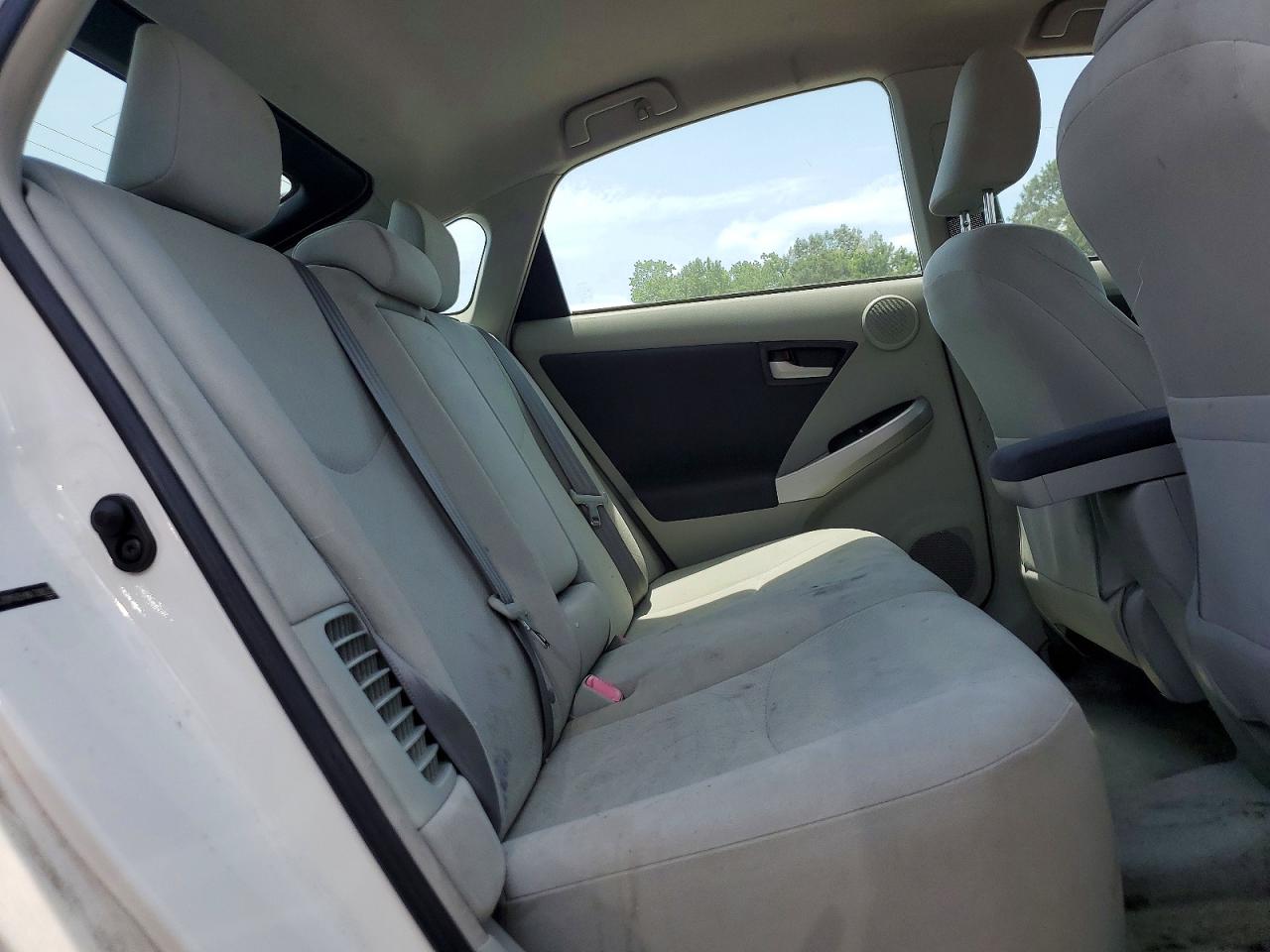 2010 Toyota Prius Iii White vin: JTDKN3DU8A1308232