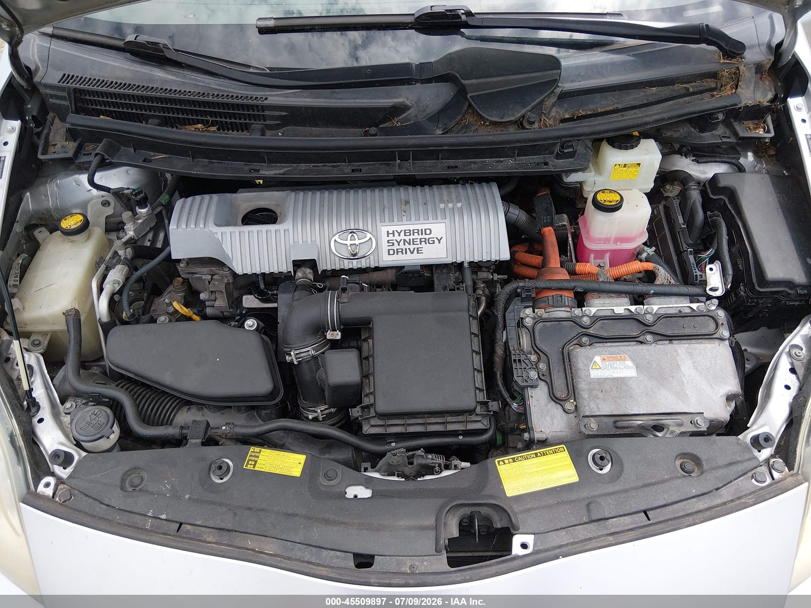 2010 Toyota Prius Iii Silver vin: JTDKN3DU8A5080080