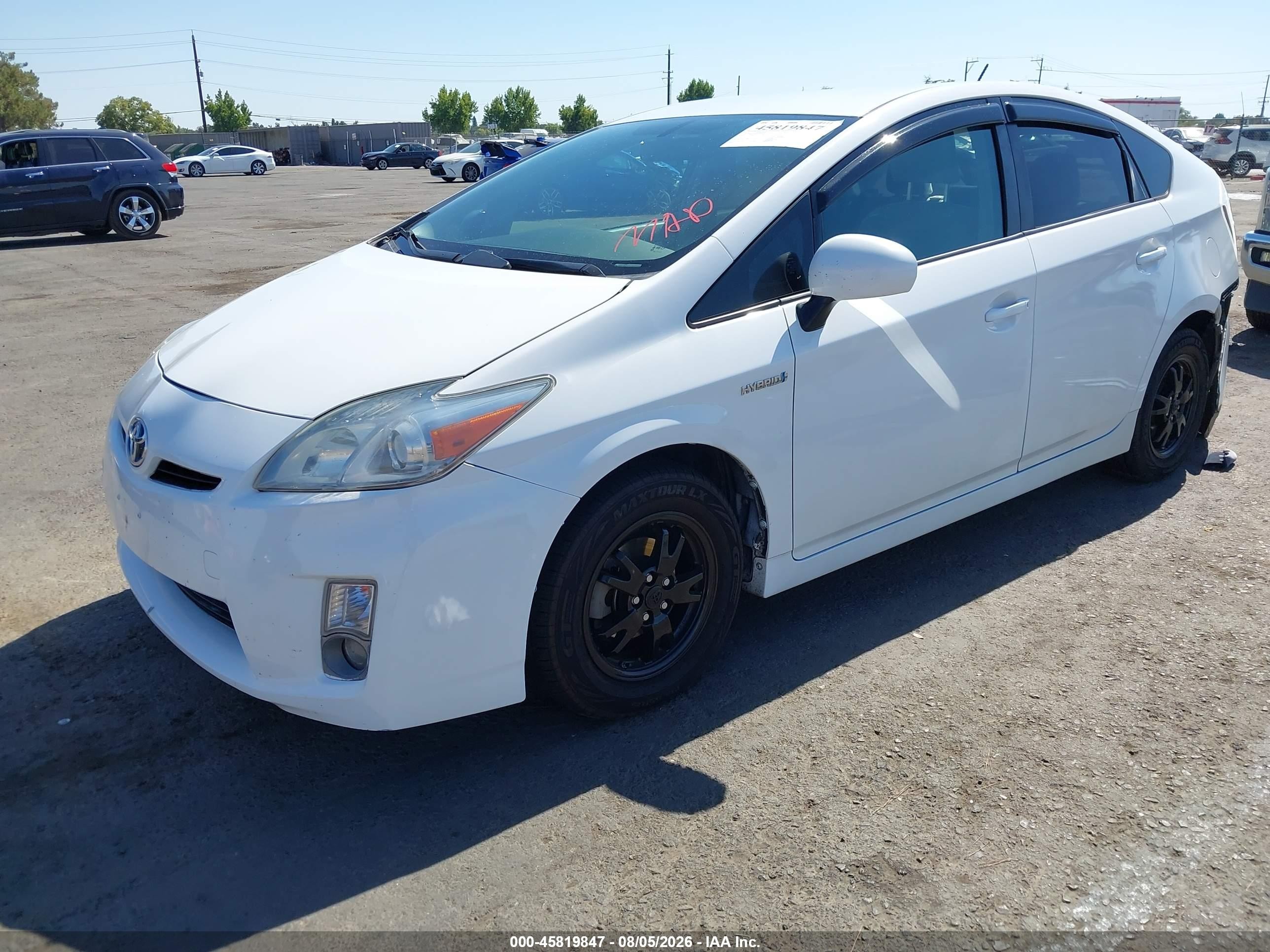 2010 Toyota Prius Iii White vin: JTDKN3DU8A5209936