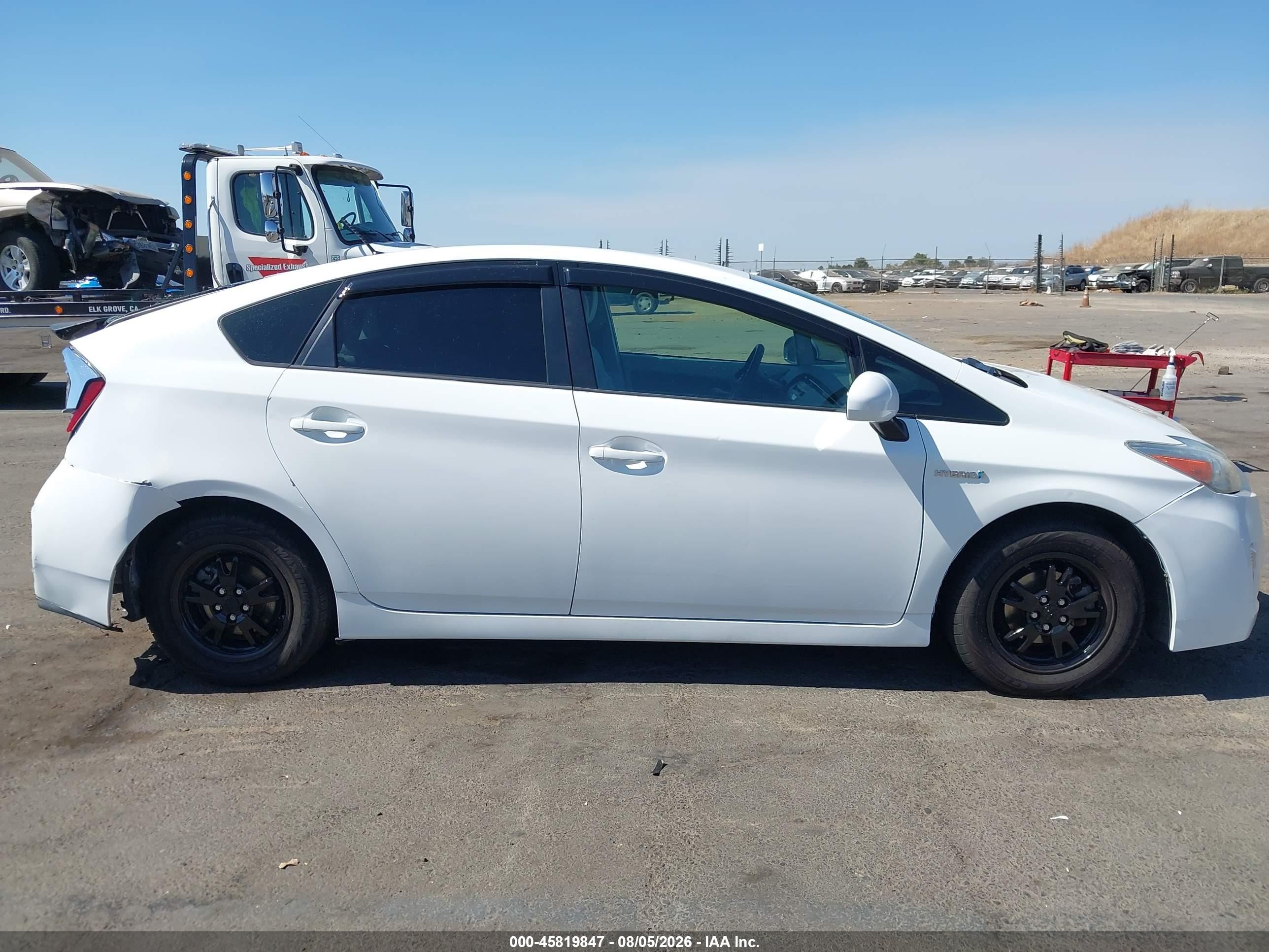 2010 Toyota Prius Iii White vin: JTDKN3DU8A5209936