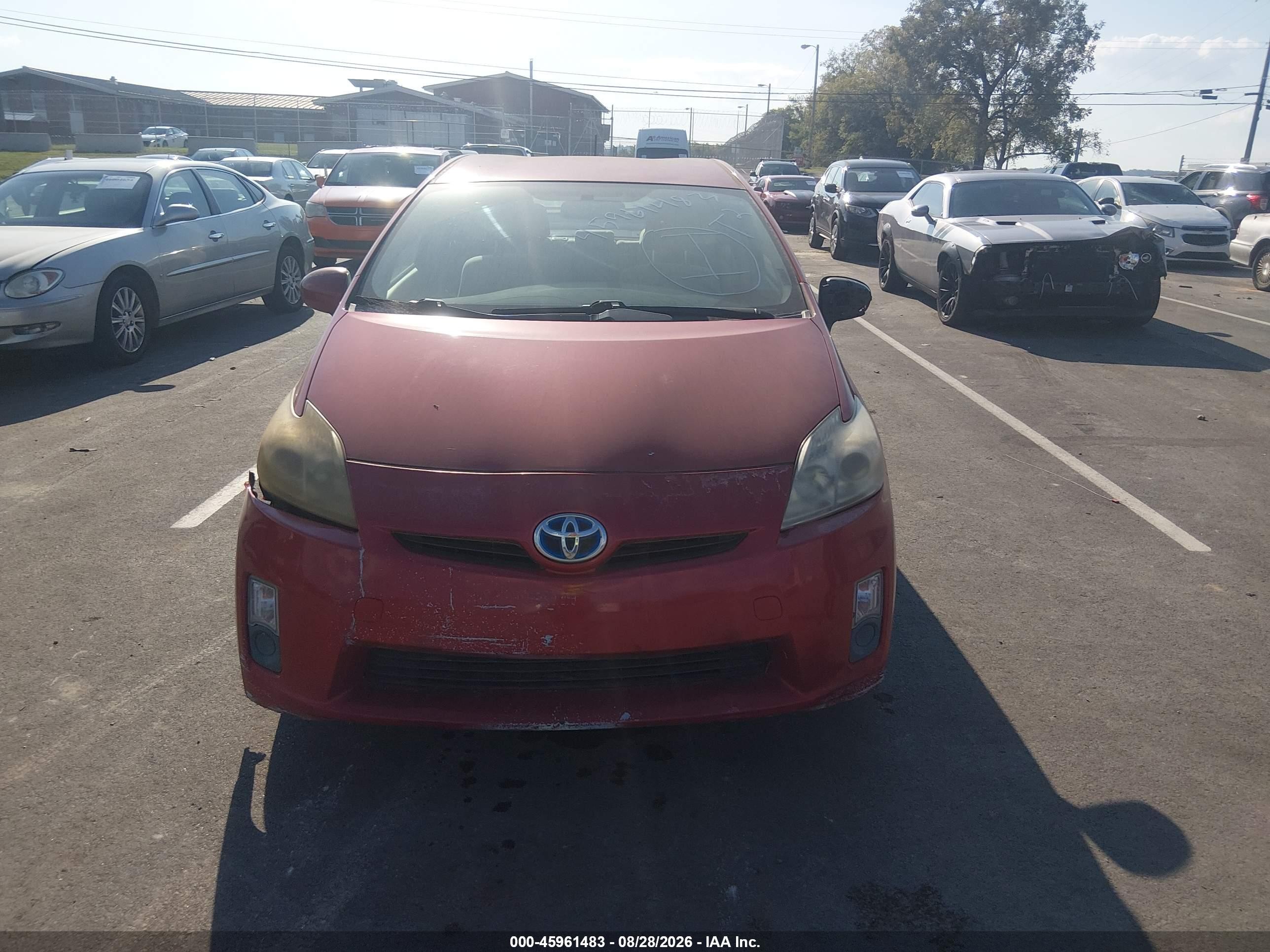 2011 Toyota Prius Two Red vin: JTDKN3DU8B0247472