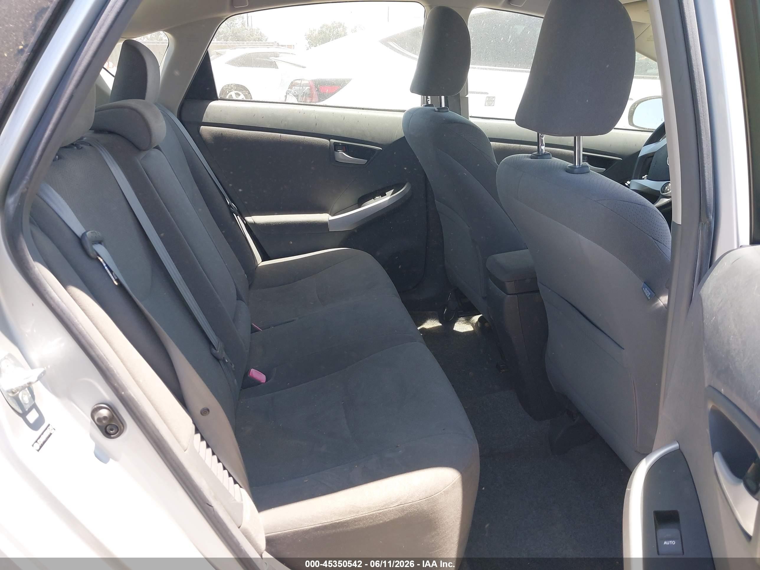 2011 Toyota Prius Two Gray vin: JTDKN3DU8B0265745