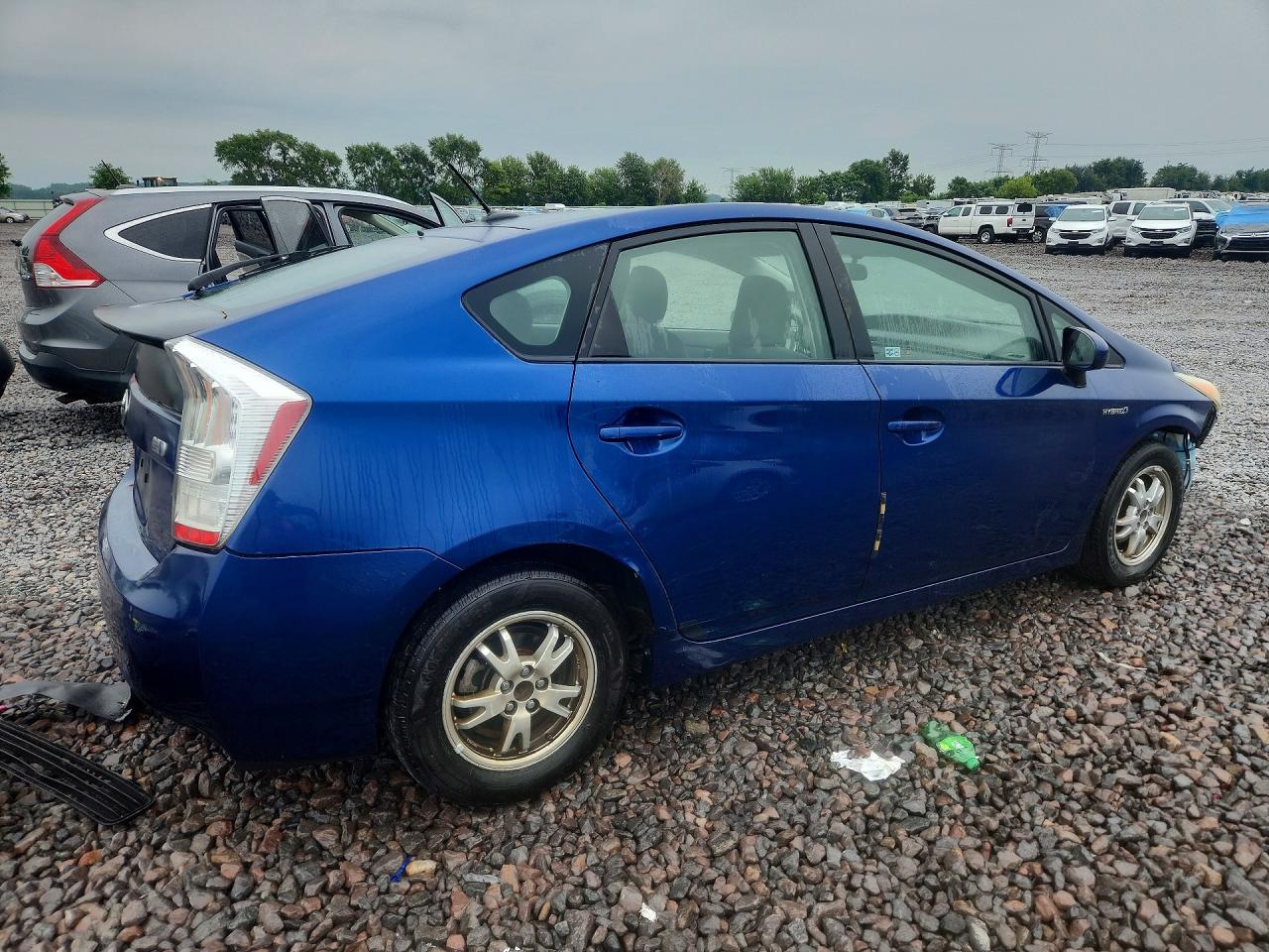 2011 Toyota Prius Two Синий vin: JTDKN3DU8B0275580