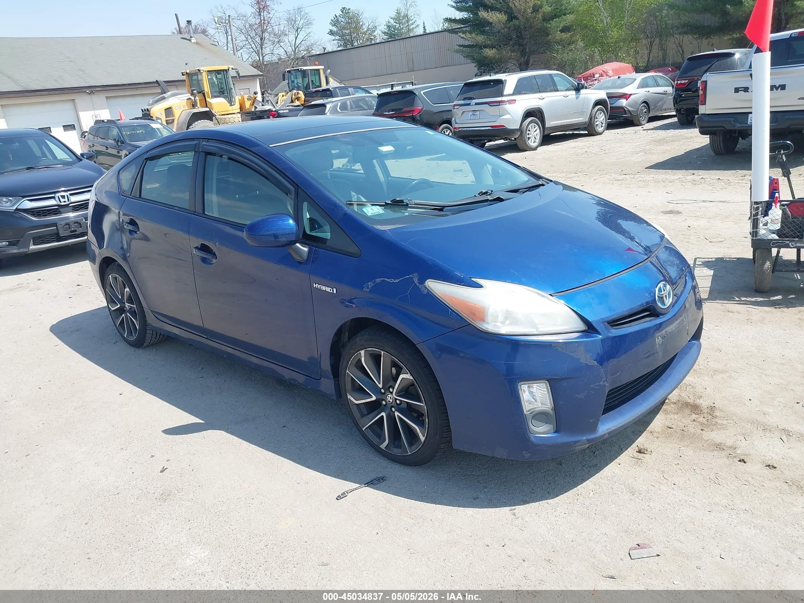 2011 Toyota Prius Four Blue vin: JTDKN3DU8B0299202
