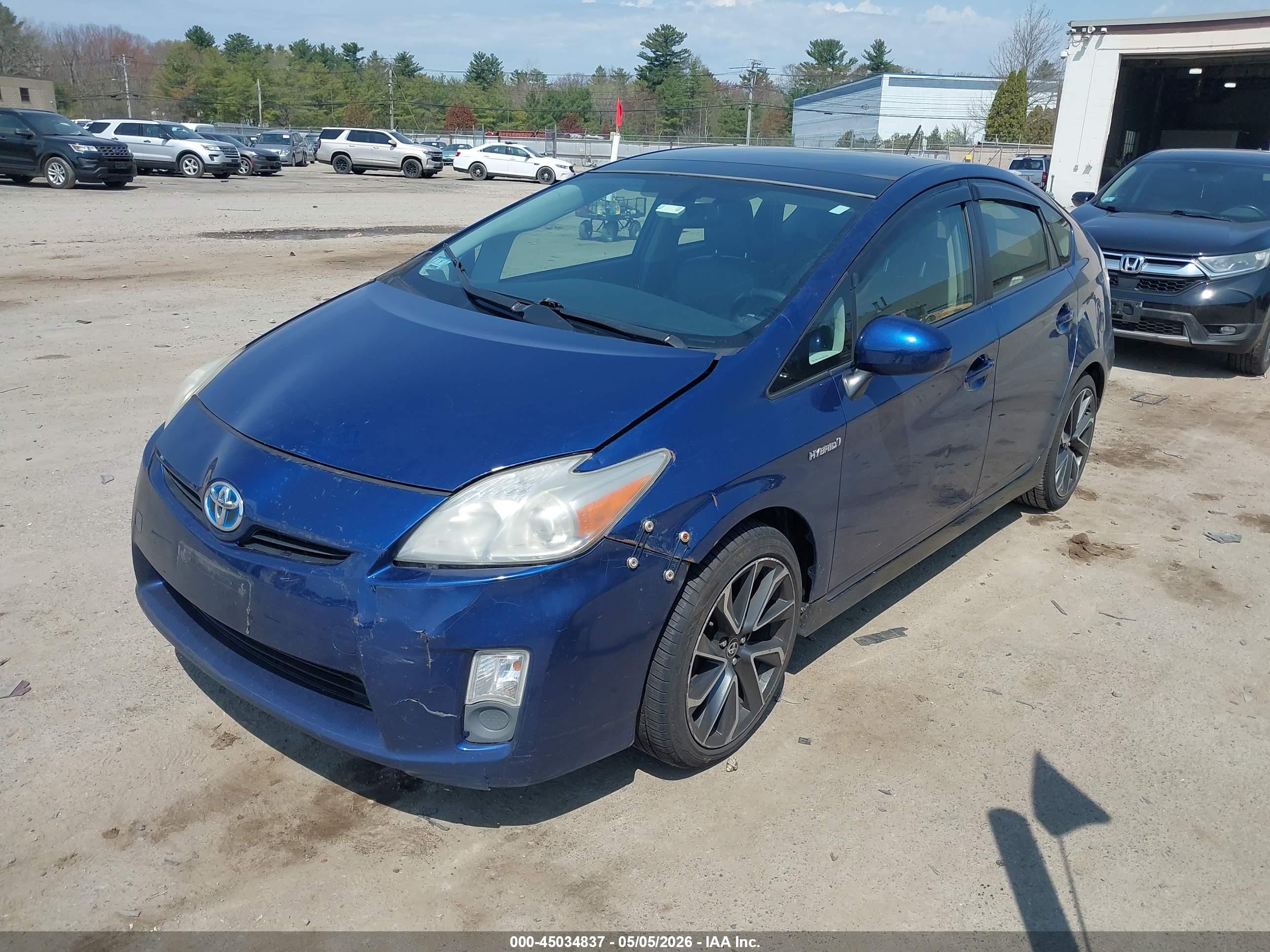 2011 Toyota Prius Four Синий vin: JTDKN3DU8B0299202