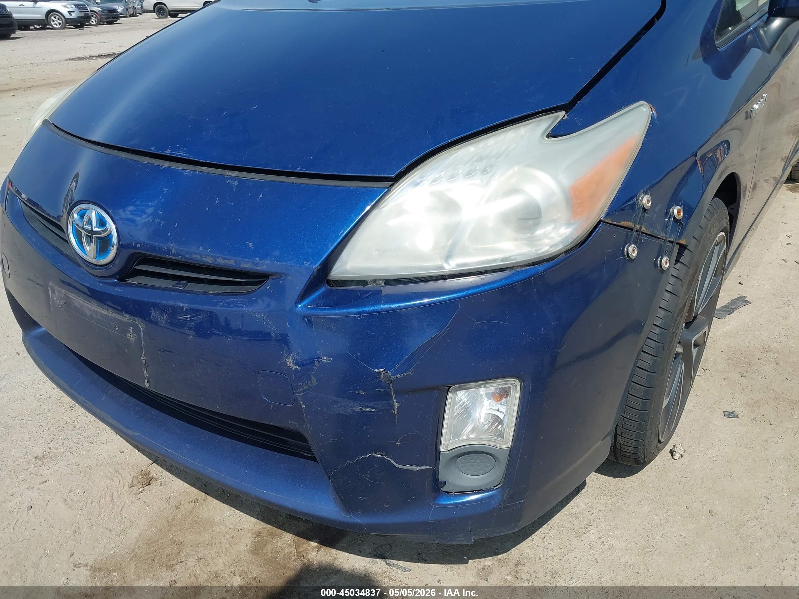 2011 Toyota Prius Four Синий vin: JTDKN3DU8B0299202