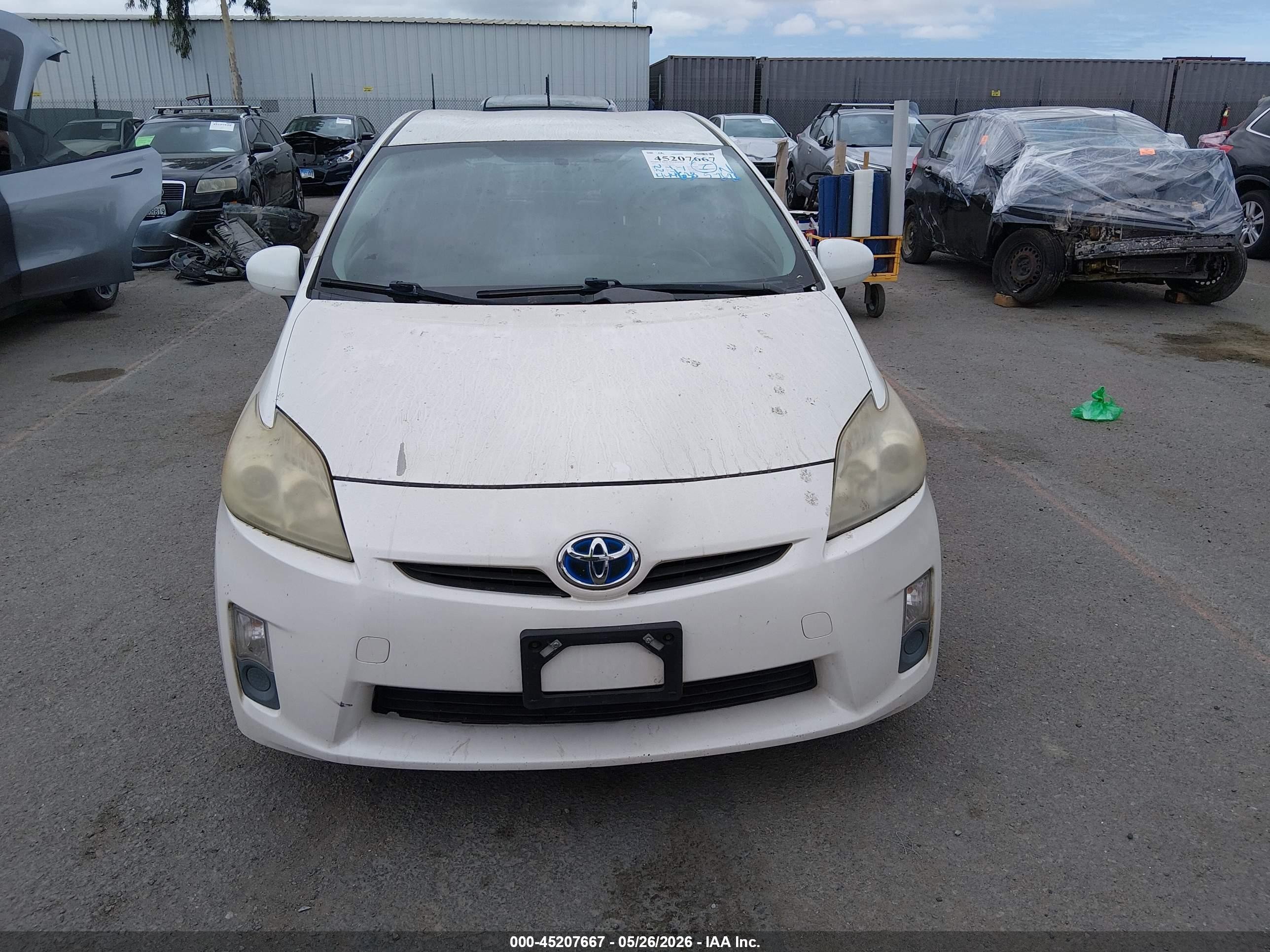 2011 Toyota Prius Four White vin: JTDKN3DU8B0303491