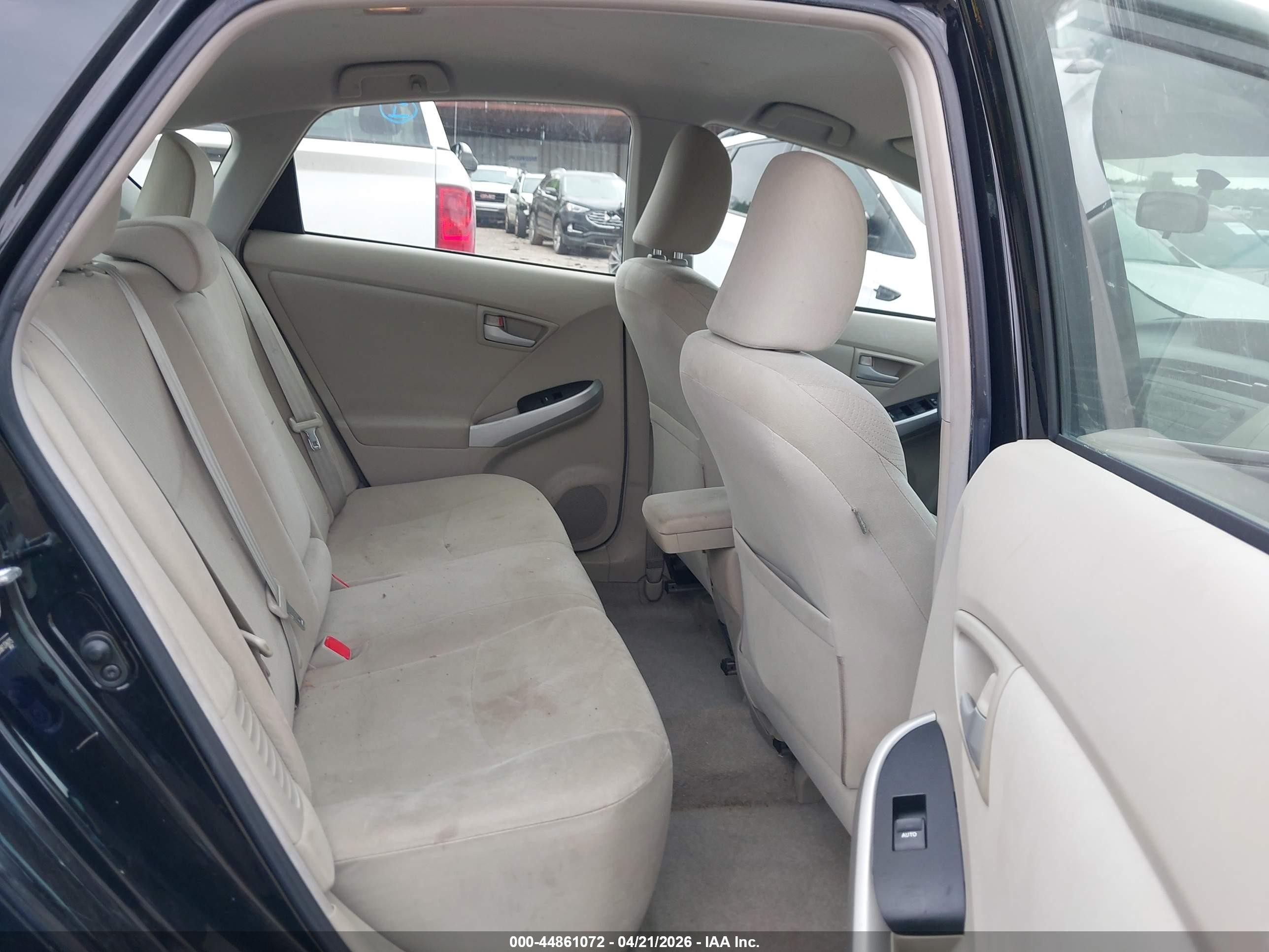 2011 Toyota Prius Two Черный vin: JTDKN3DU8B1376015